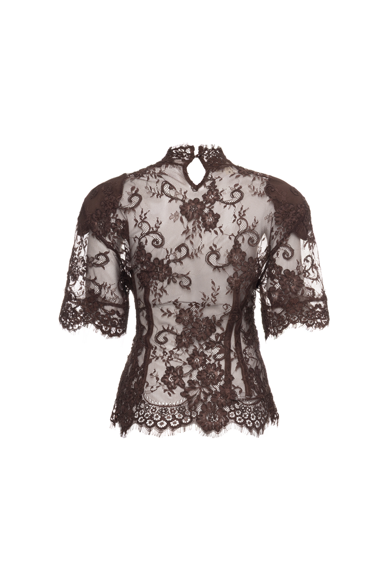 LACE SLEEVE TOP