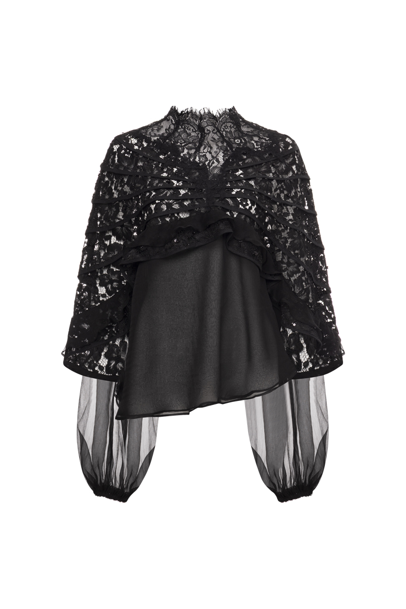 SILK LACE BLOUSE