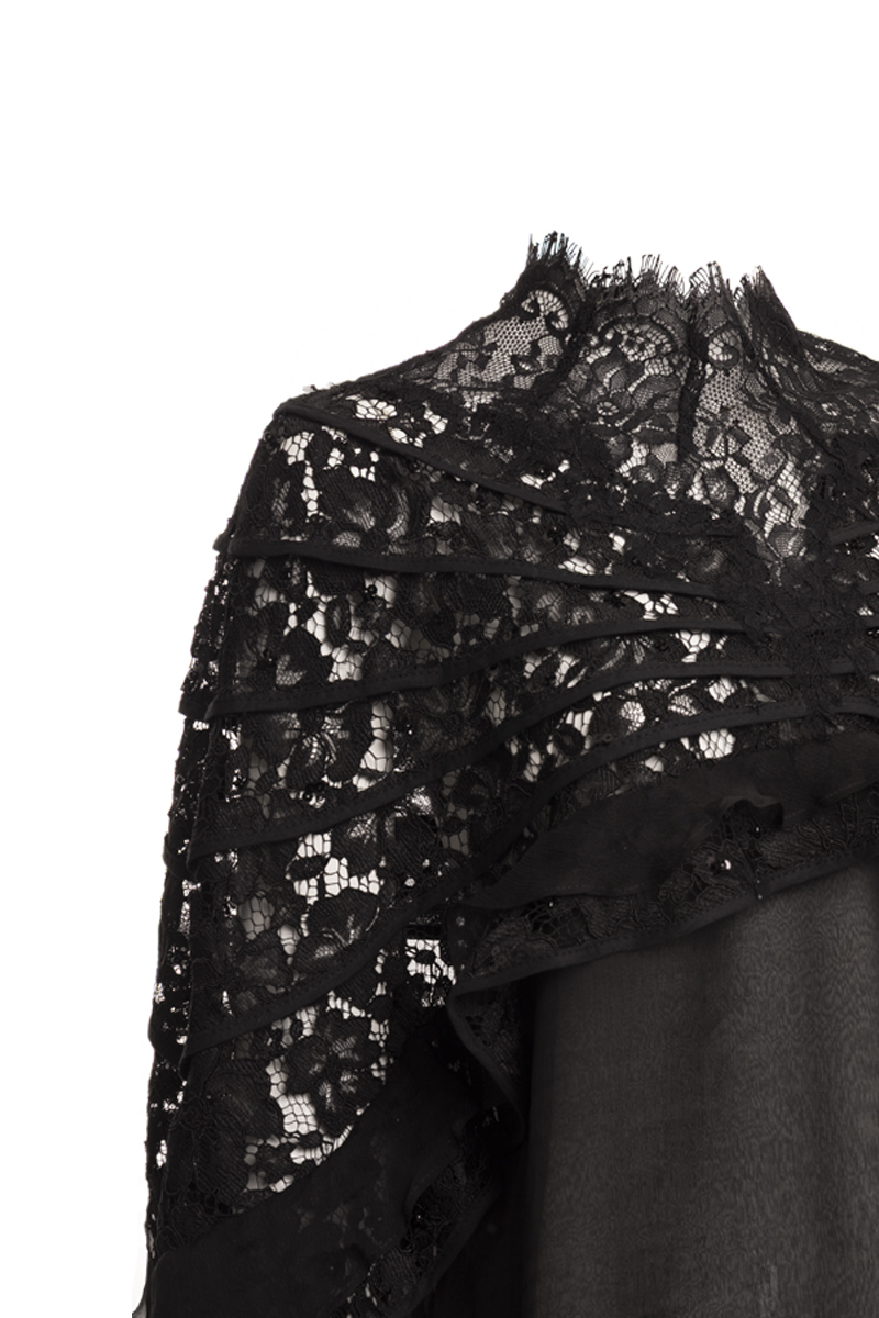 SILK LACE BLOUSE