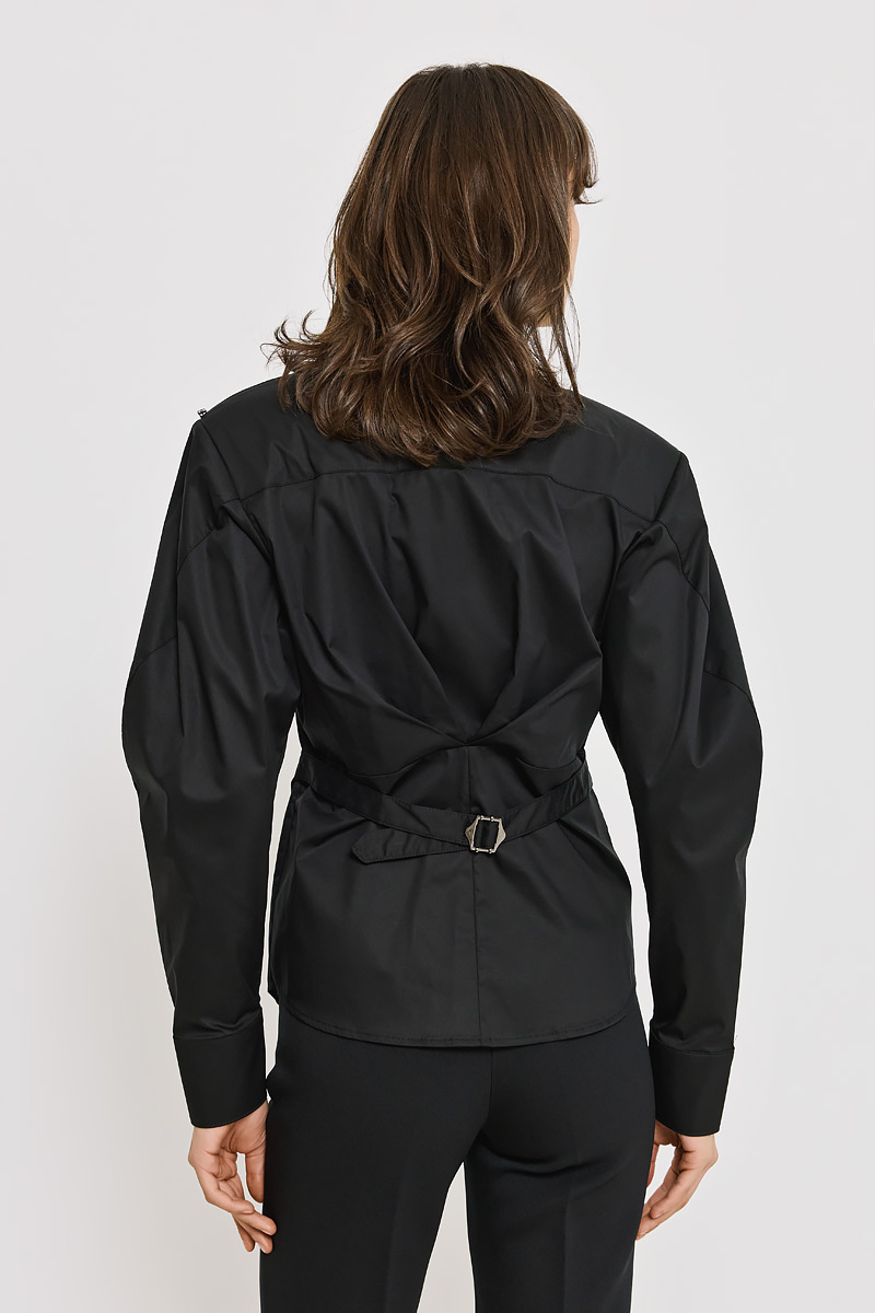 CORSET SHIRT WITH BUTTONS