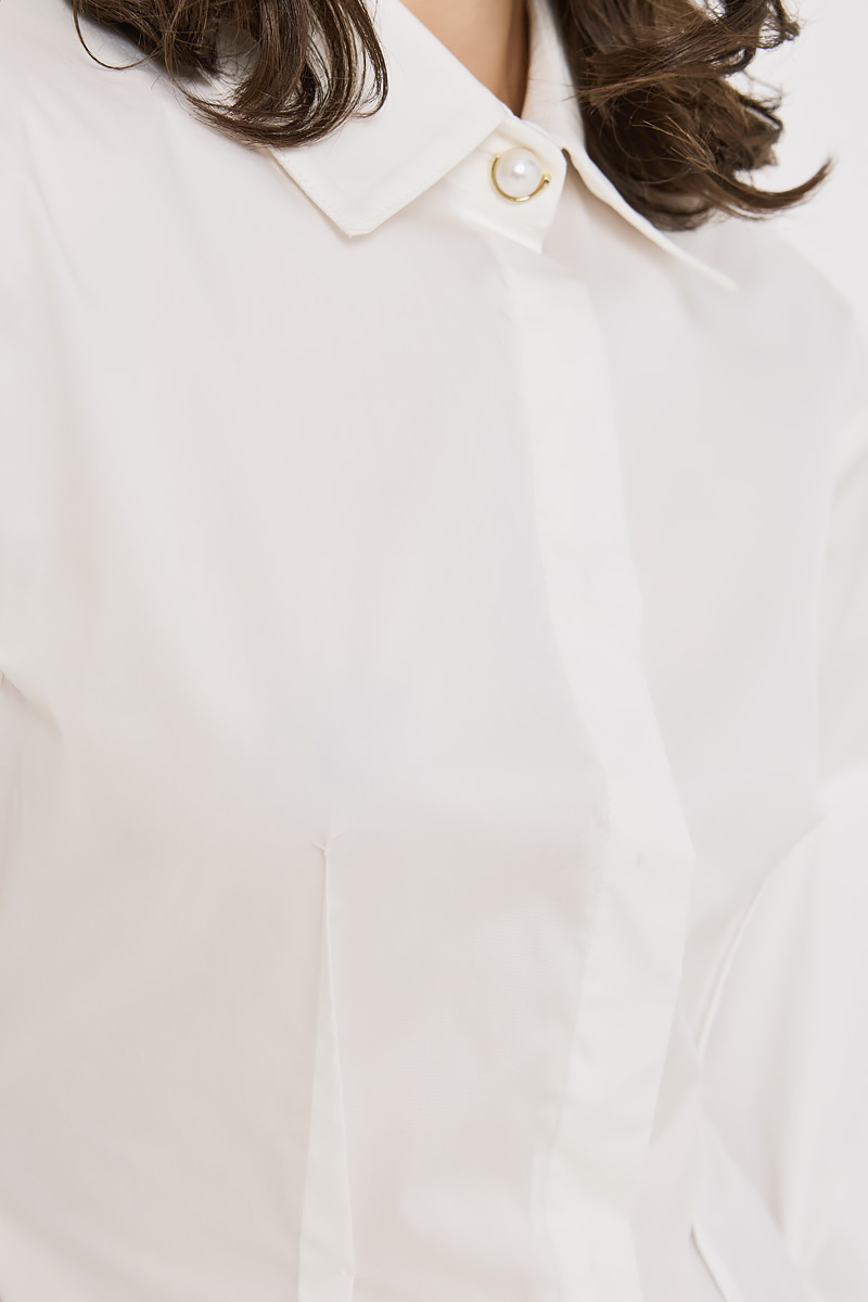 CORSET SHIRT WITH BUTTONS