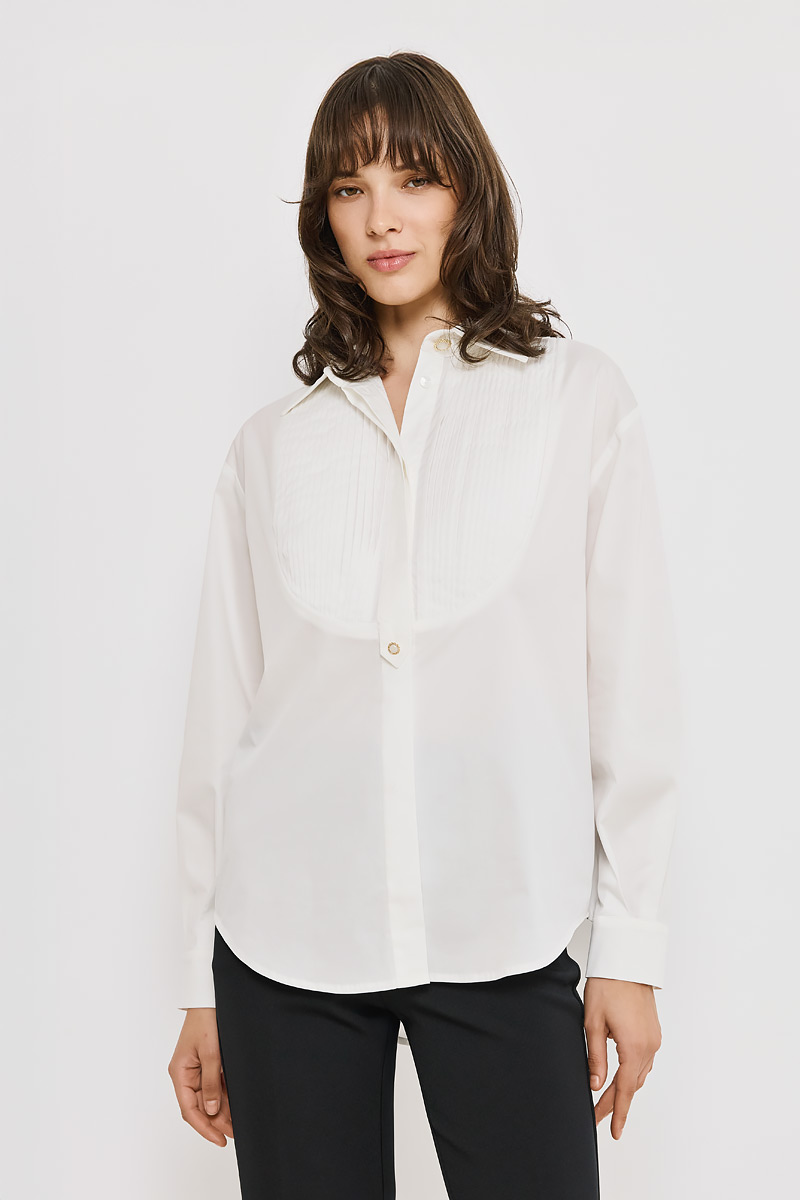 SHIRT WITH PLEATS