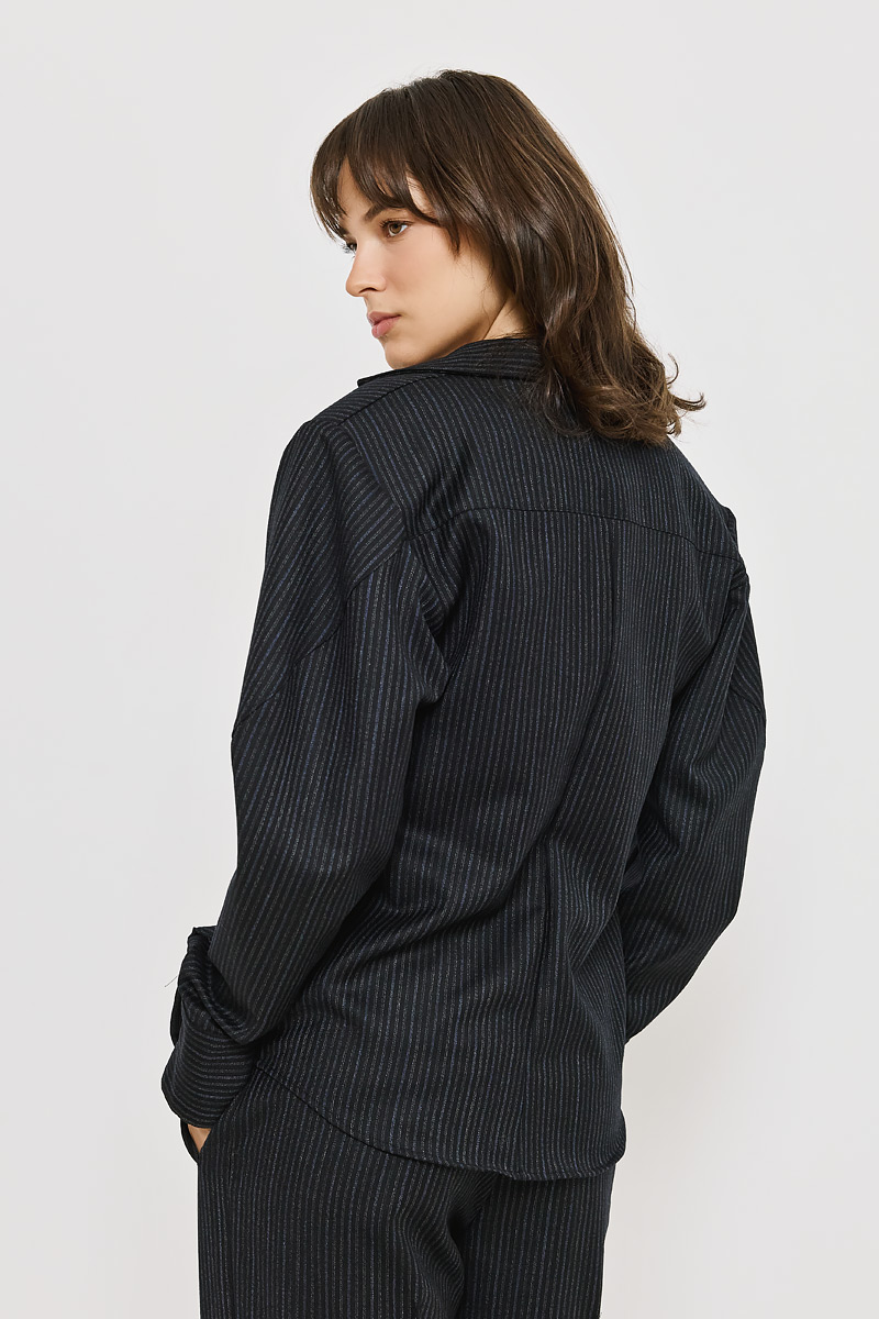 SHIRT WITH GOLD BUTTONS