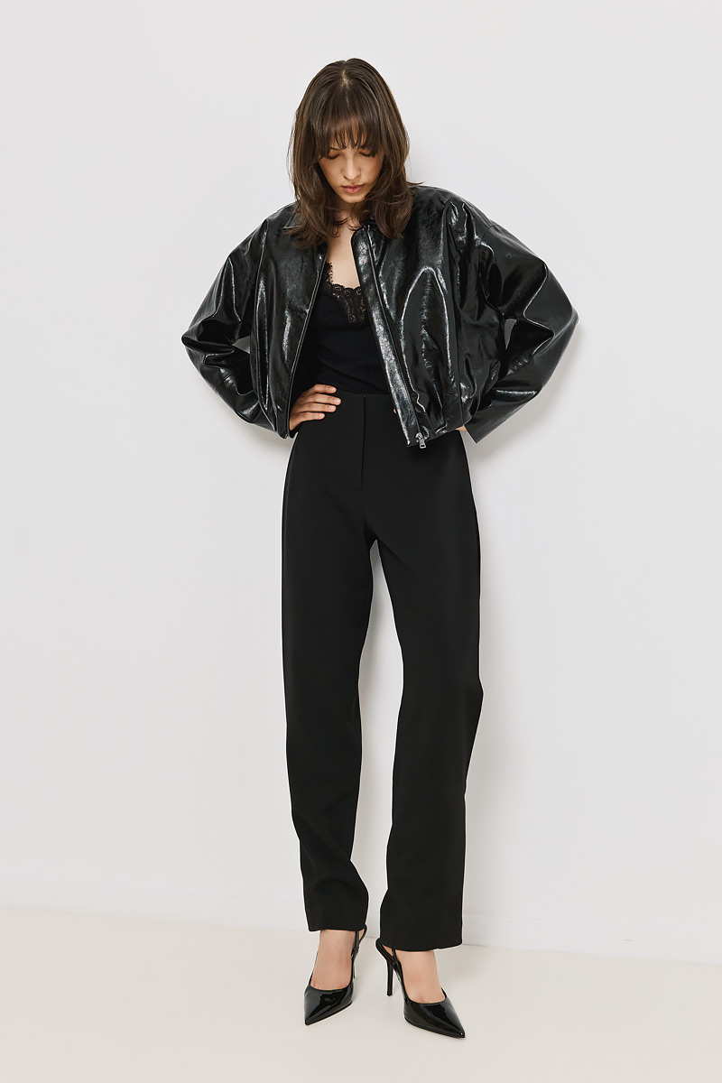 HIGH-WAISTED TROUSERS