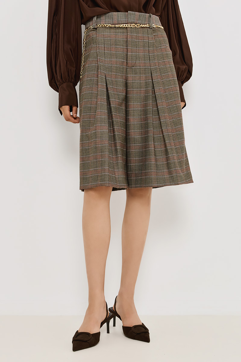 CHECKED BERMUDA SHORTS