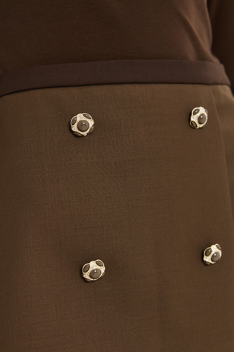 BUTTONED SKORT