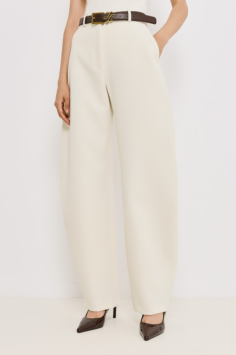 BARREL WOOL PANTS
