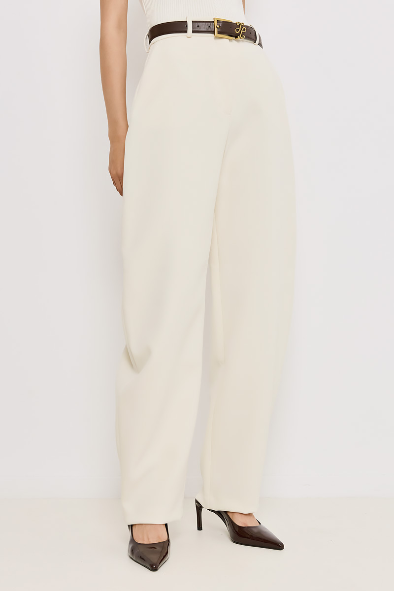 BARREL WOOL PANTS