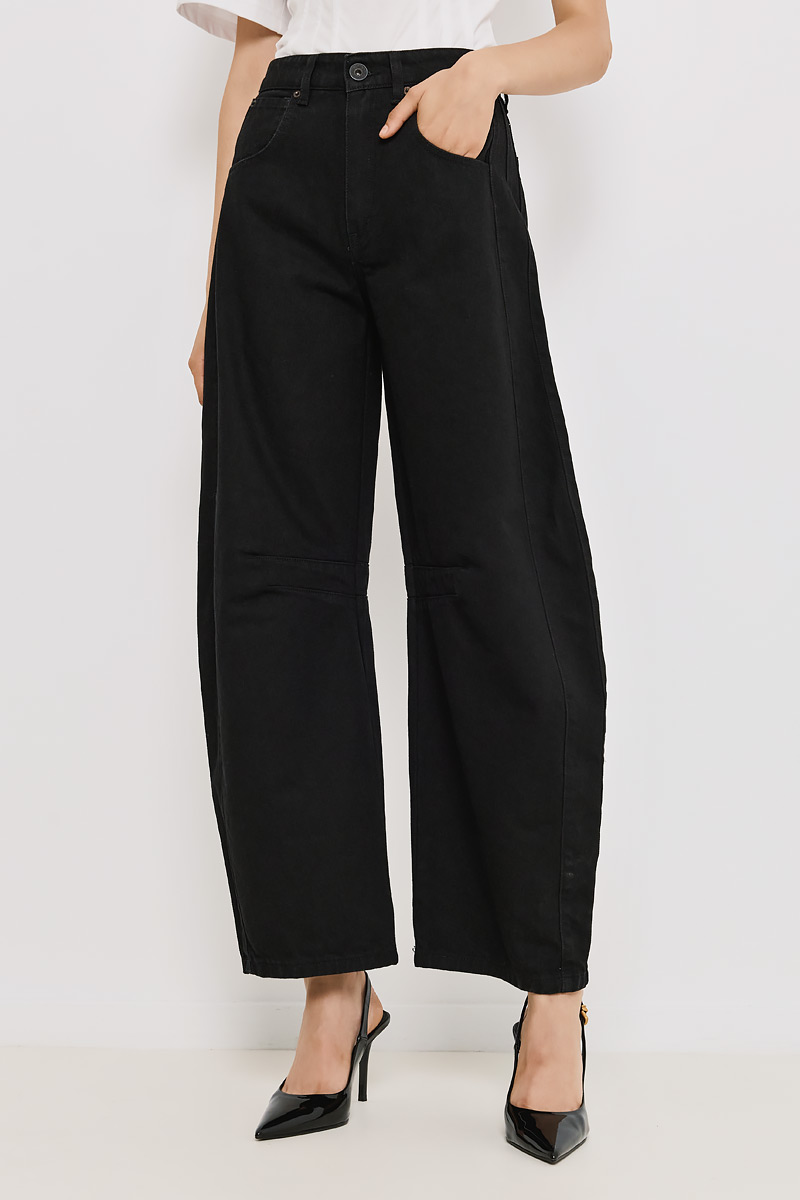 WIDE-LEG DENIM TROUSERS