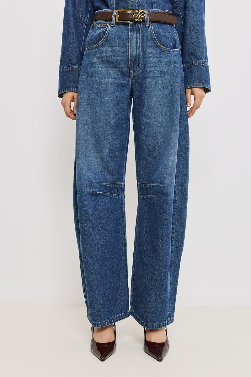 WIDE-LEG DENIM TROUSERS