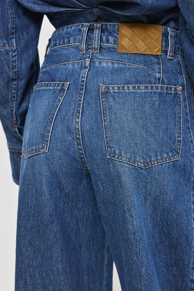 WIDE-LEG DENIM TROUSERS