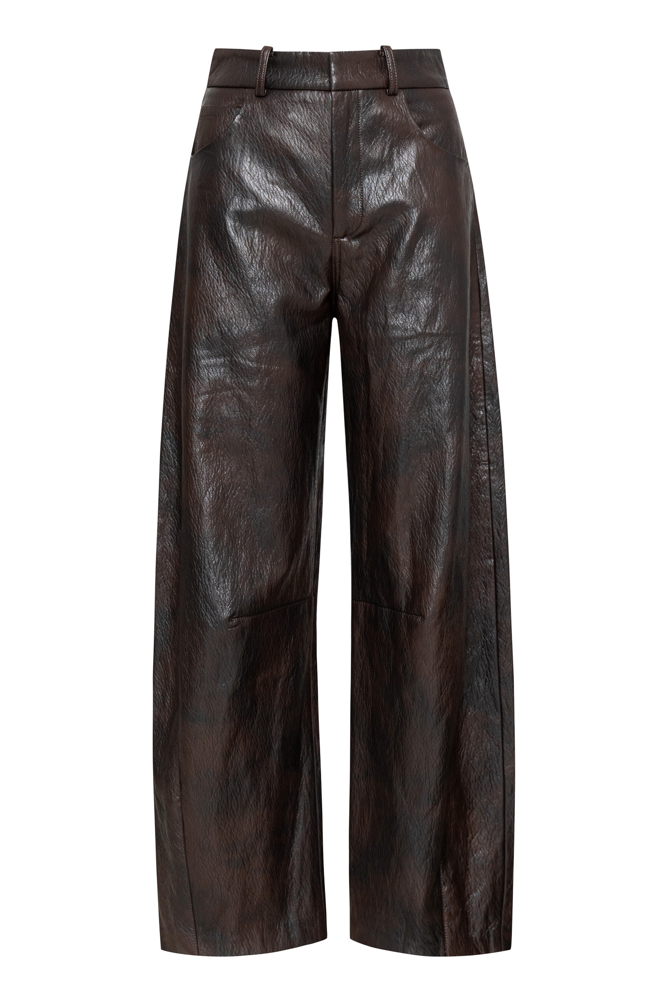 PANTS IN LEATHER TEXTURE