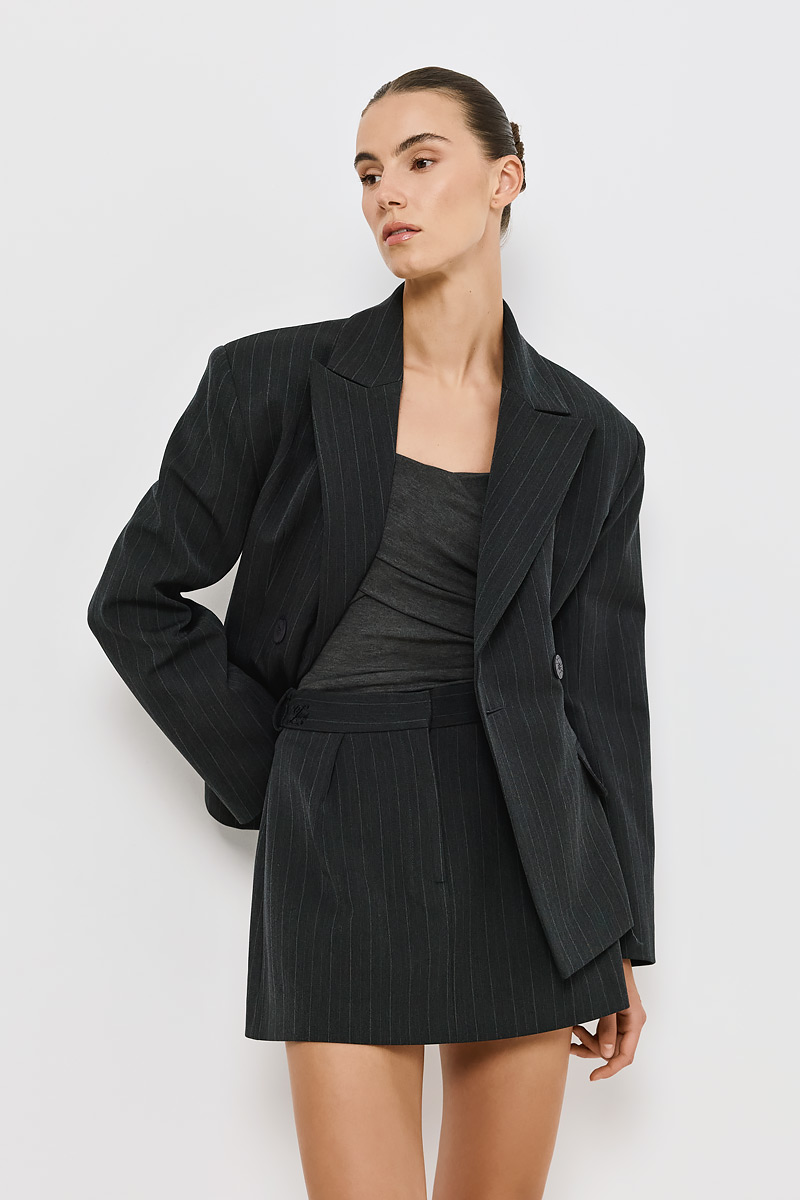 PINSTRIPE MINI SKORT