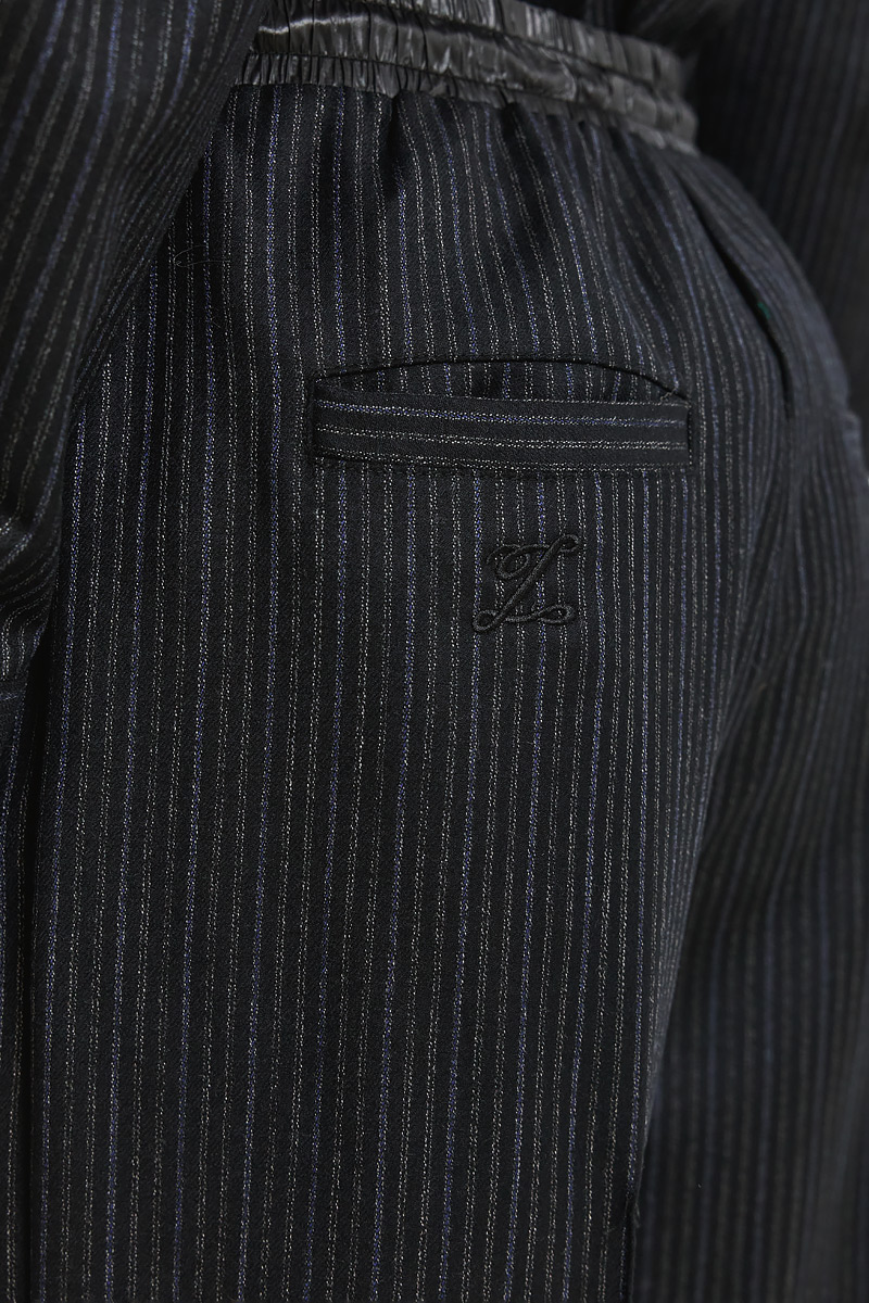 WOOLEN BROAD-LEG PANTS