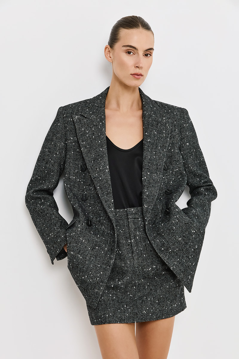 TWEED ΜΑΛΛΙΝΗ MINI ΦΟΥΣΤΑ