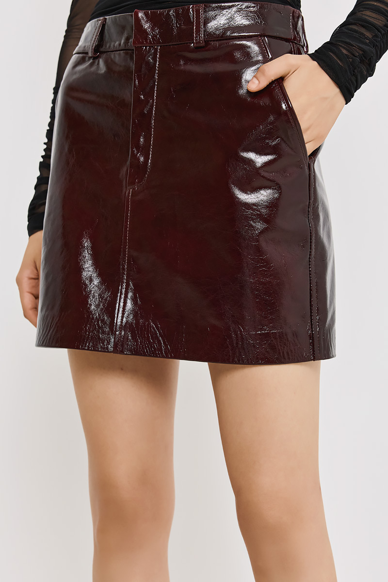 MINI LEATHER SKIRT MINI LEATHER SKIRT