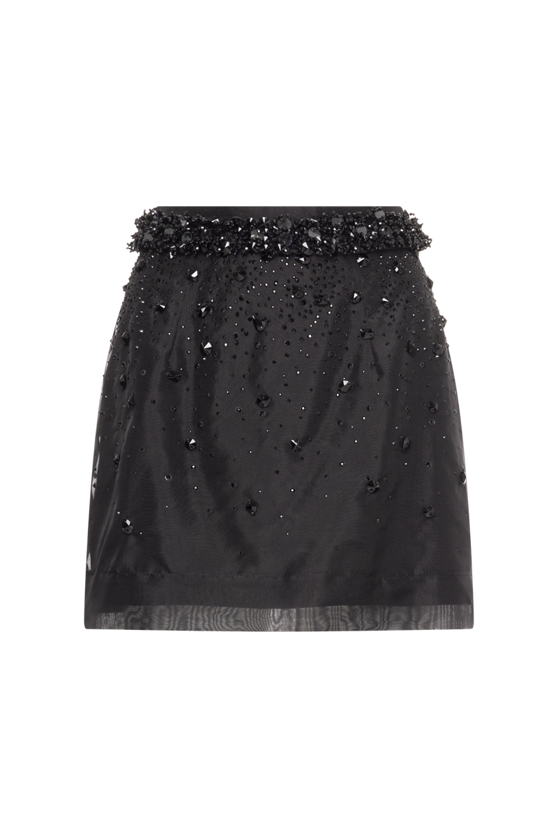 MINI SILK SKIRT MINI SILK SKIRT