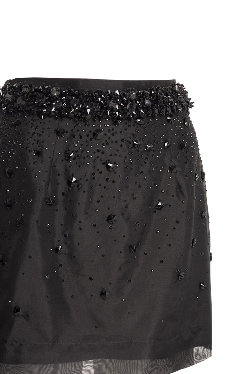 MINI SILK SKIRT MINI SILK SKIRT