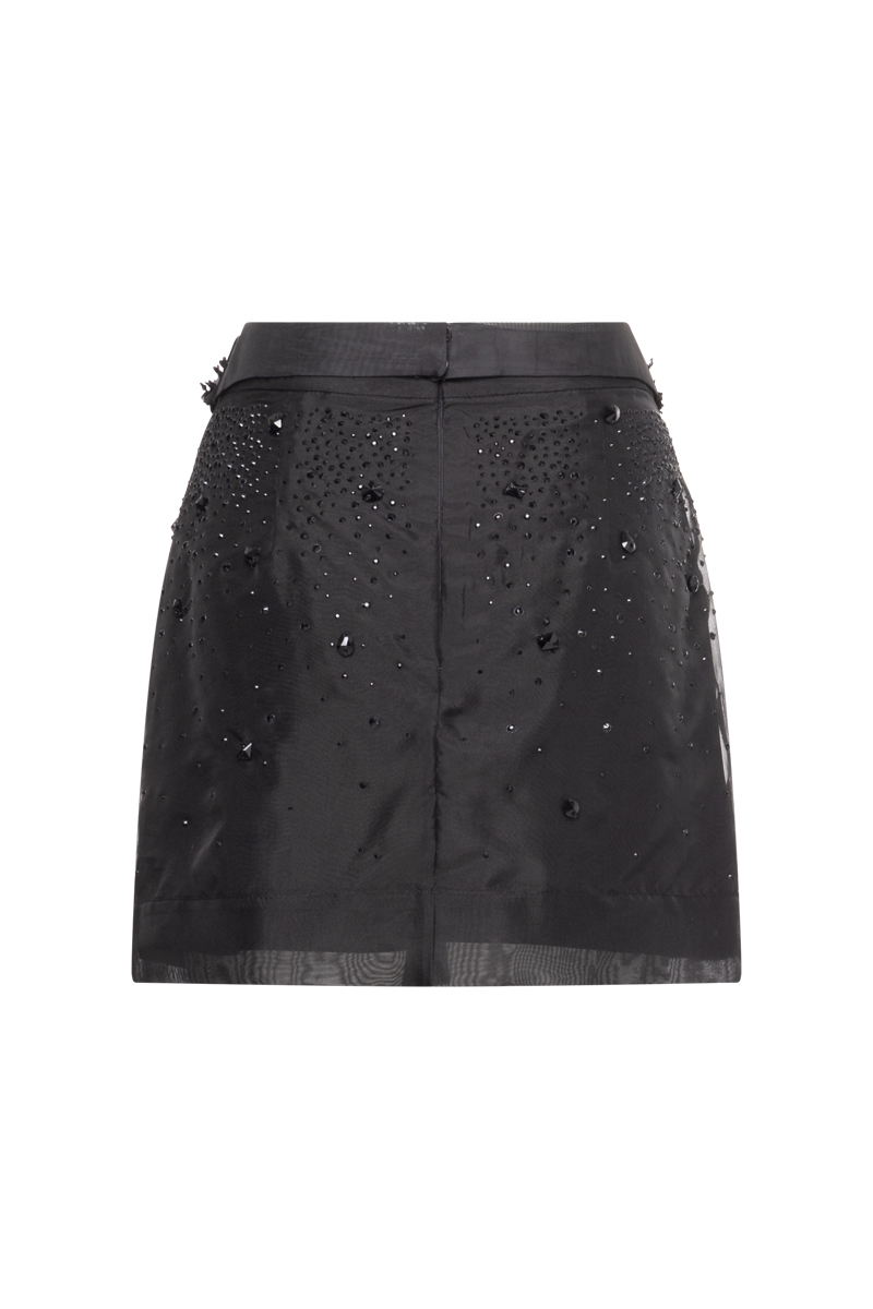 MINI SILK SKIRT MINI SILK SKIRT