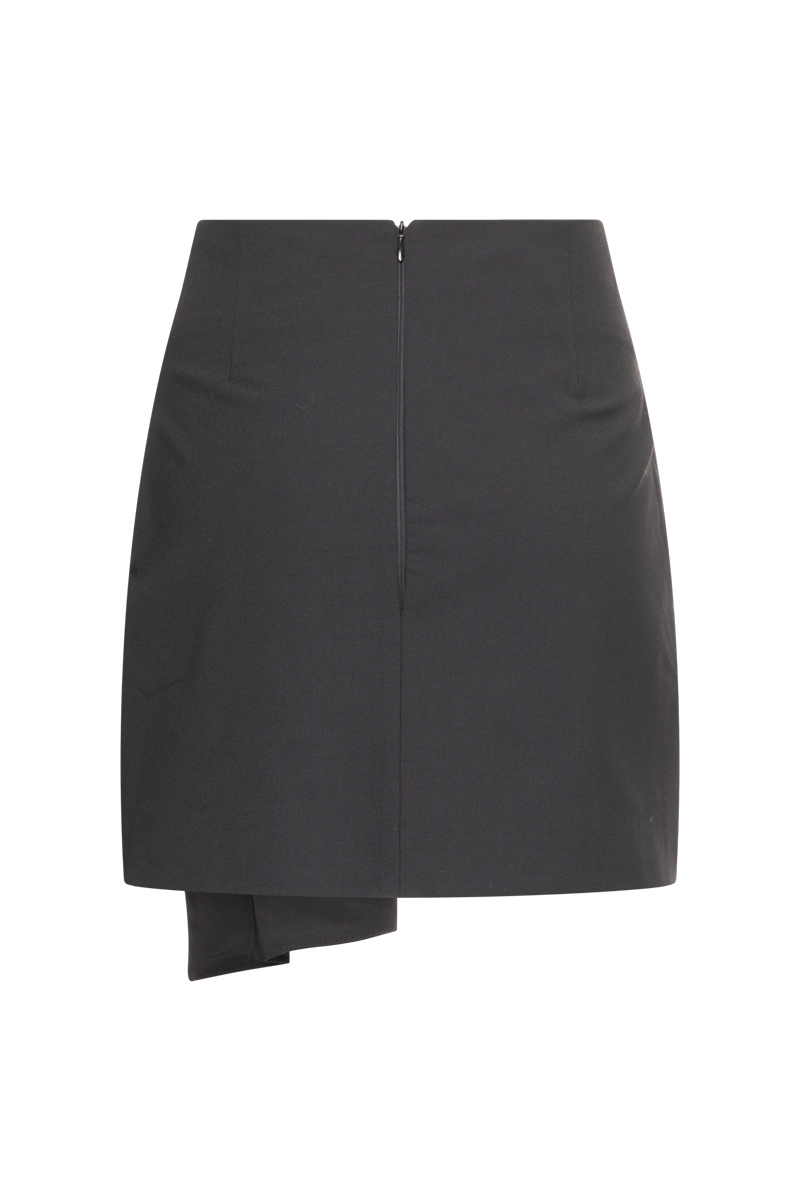 ASYMMETRIC MINI SKIRT