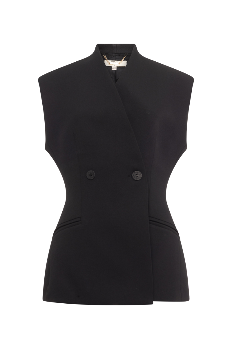 SLEEVELESS BLAZER