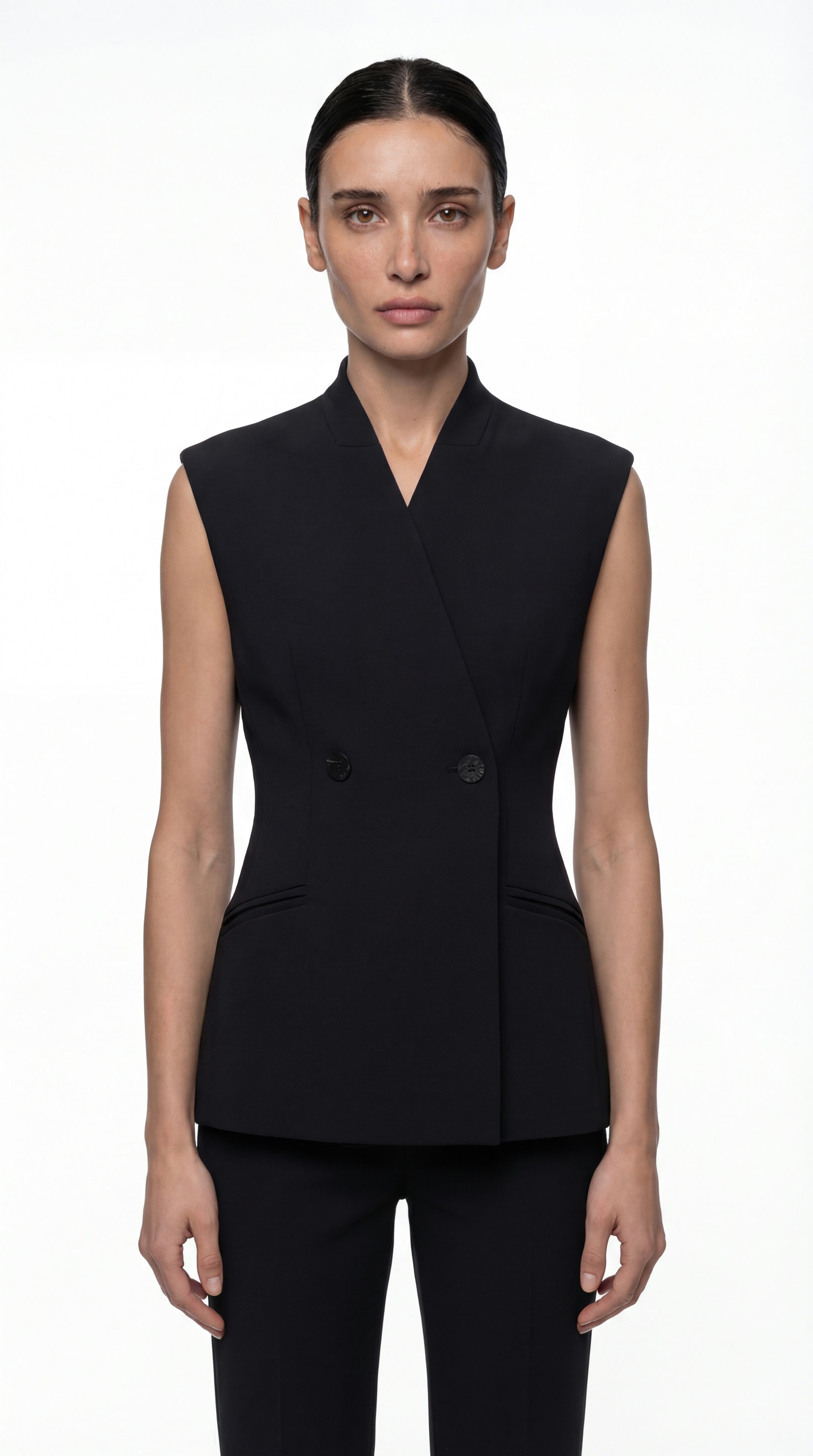SLEEVELESS BLAZER