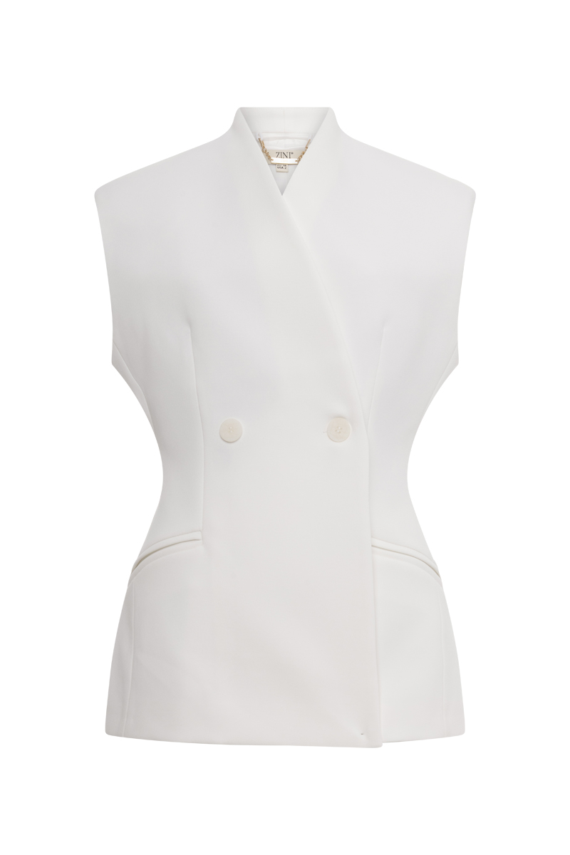 SLEEVELESS BLAZER