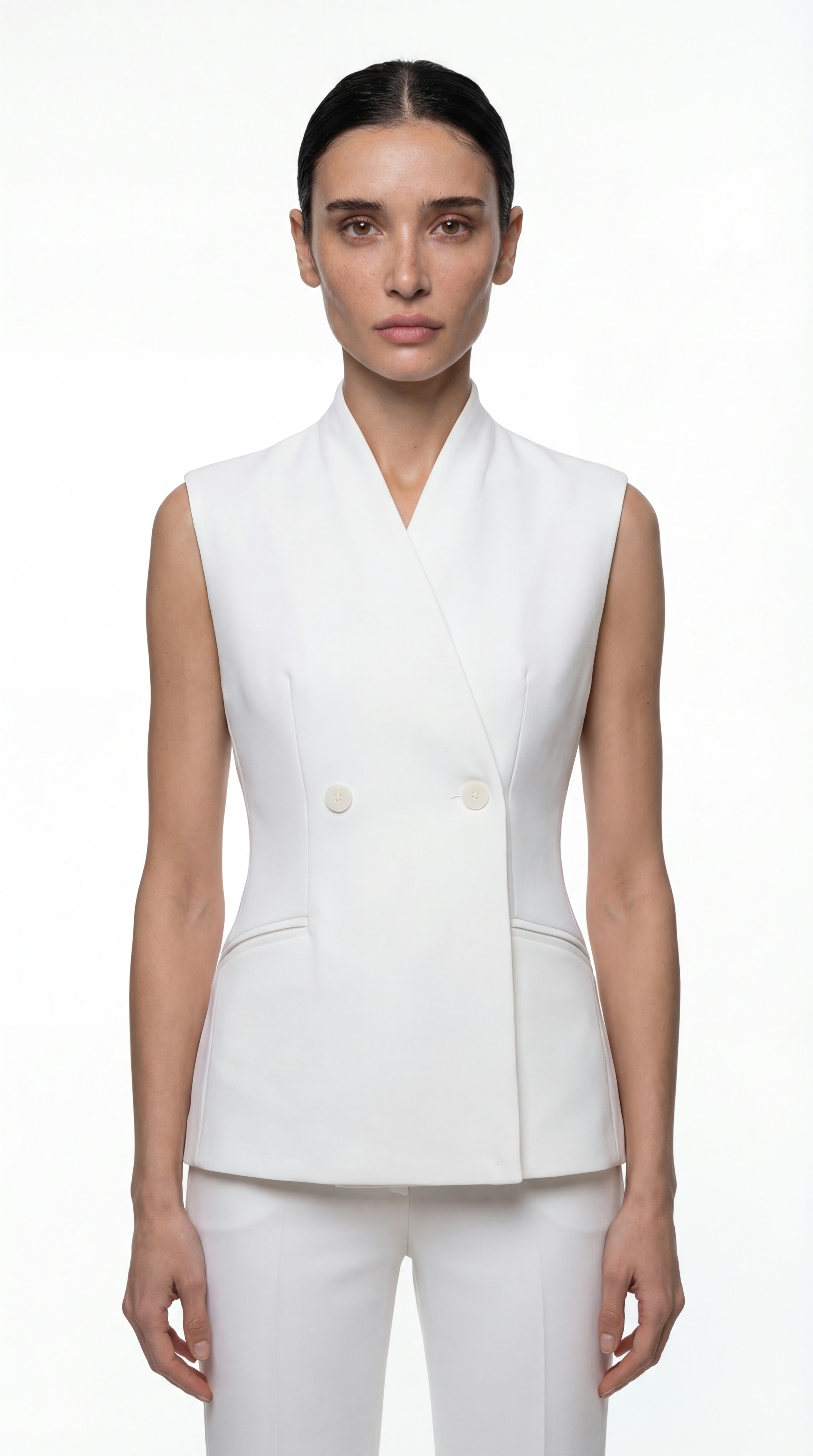 SLEEVELESS BLAZER