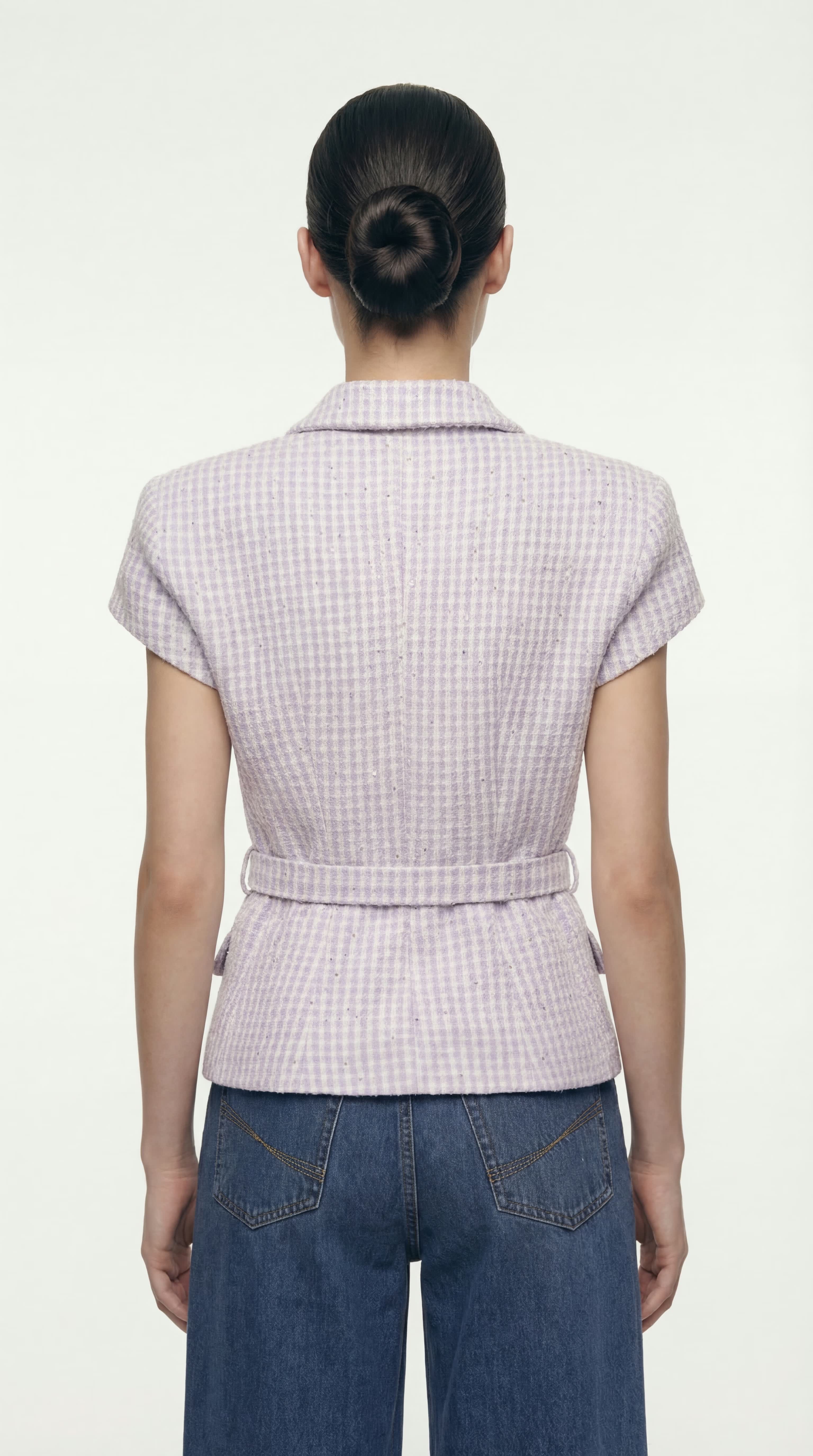 BELTED SLIM FIT VEST