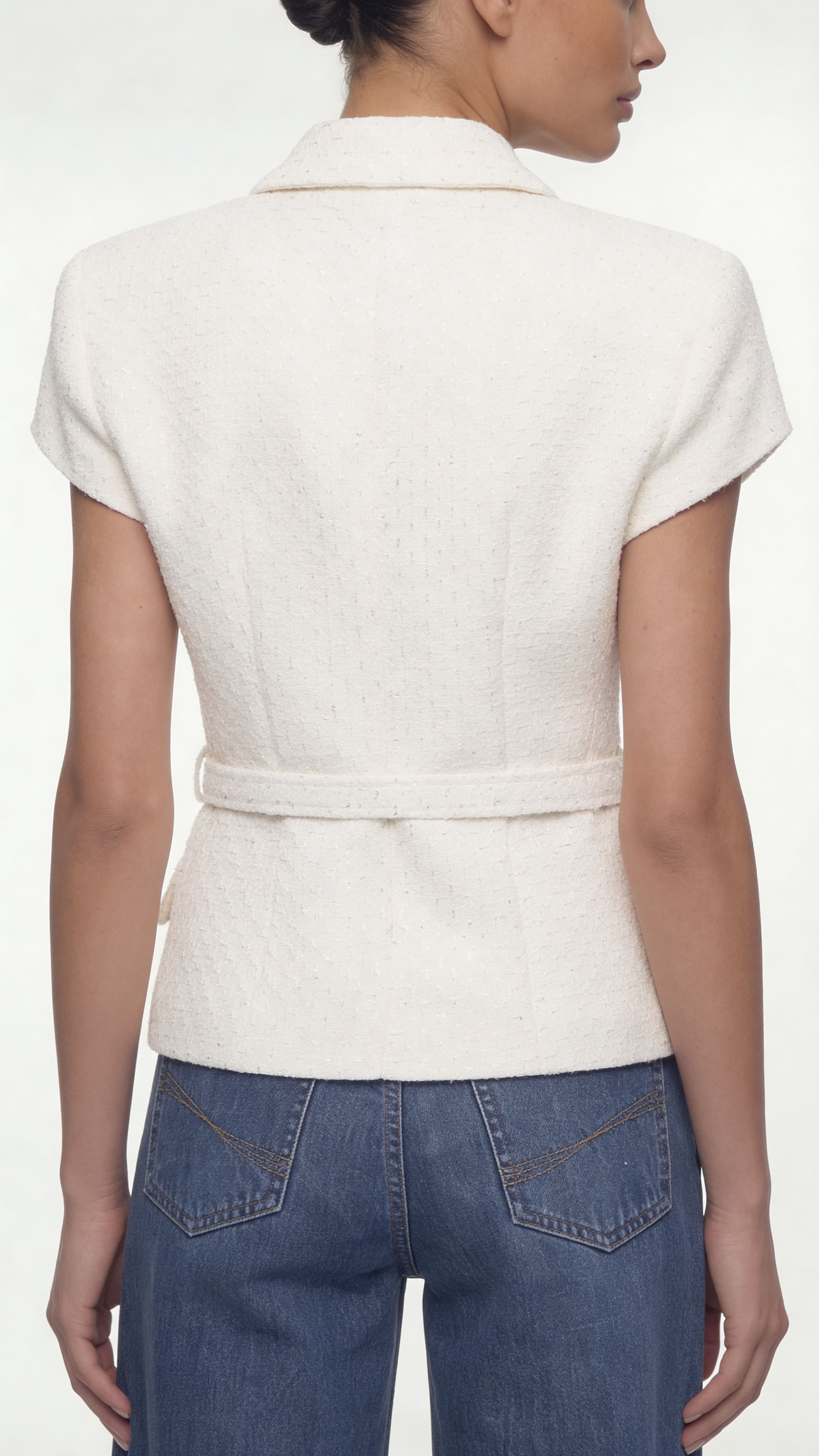 BELTED SLIM FIT VEST