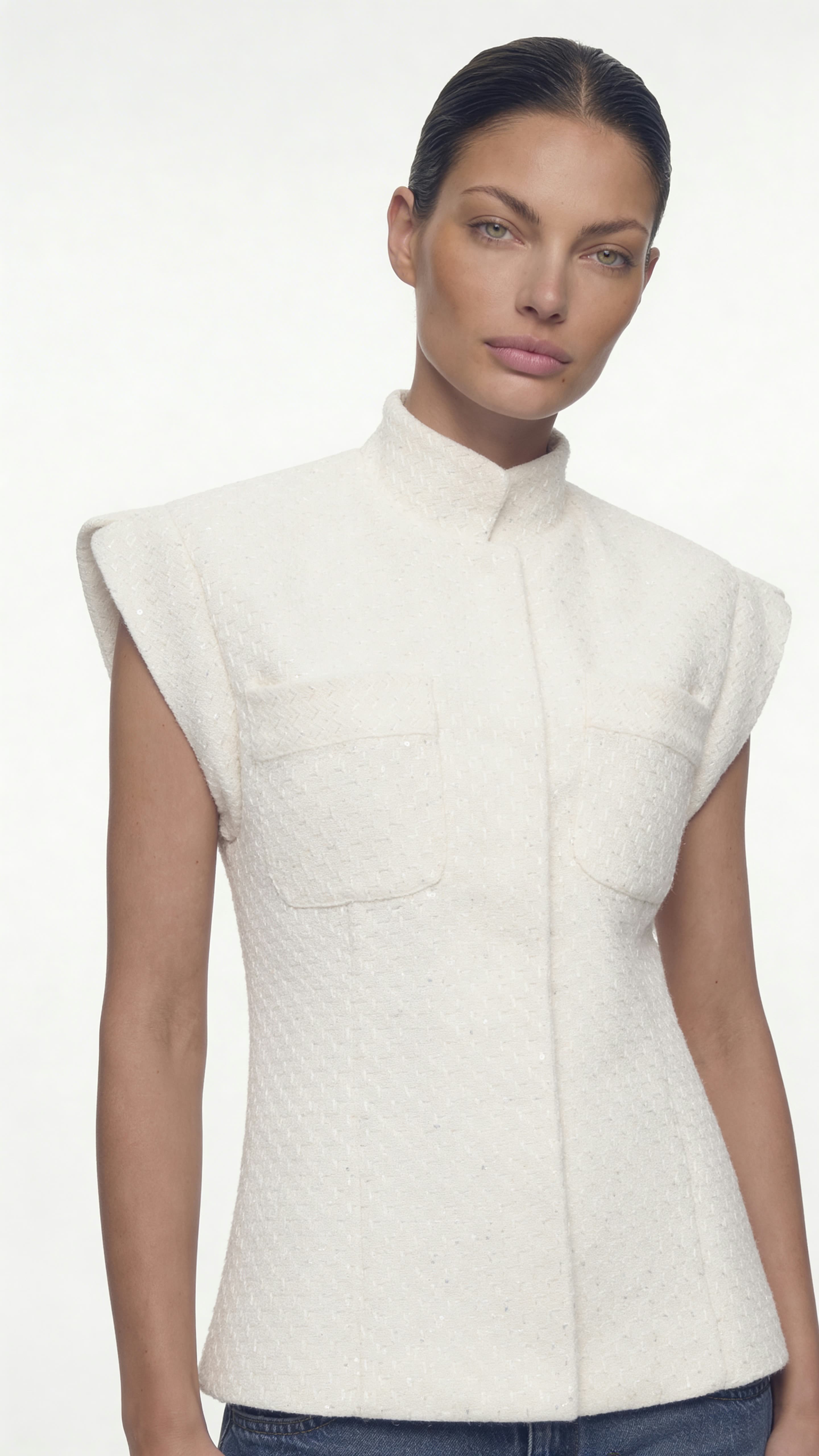 TWEED VEST
