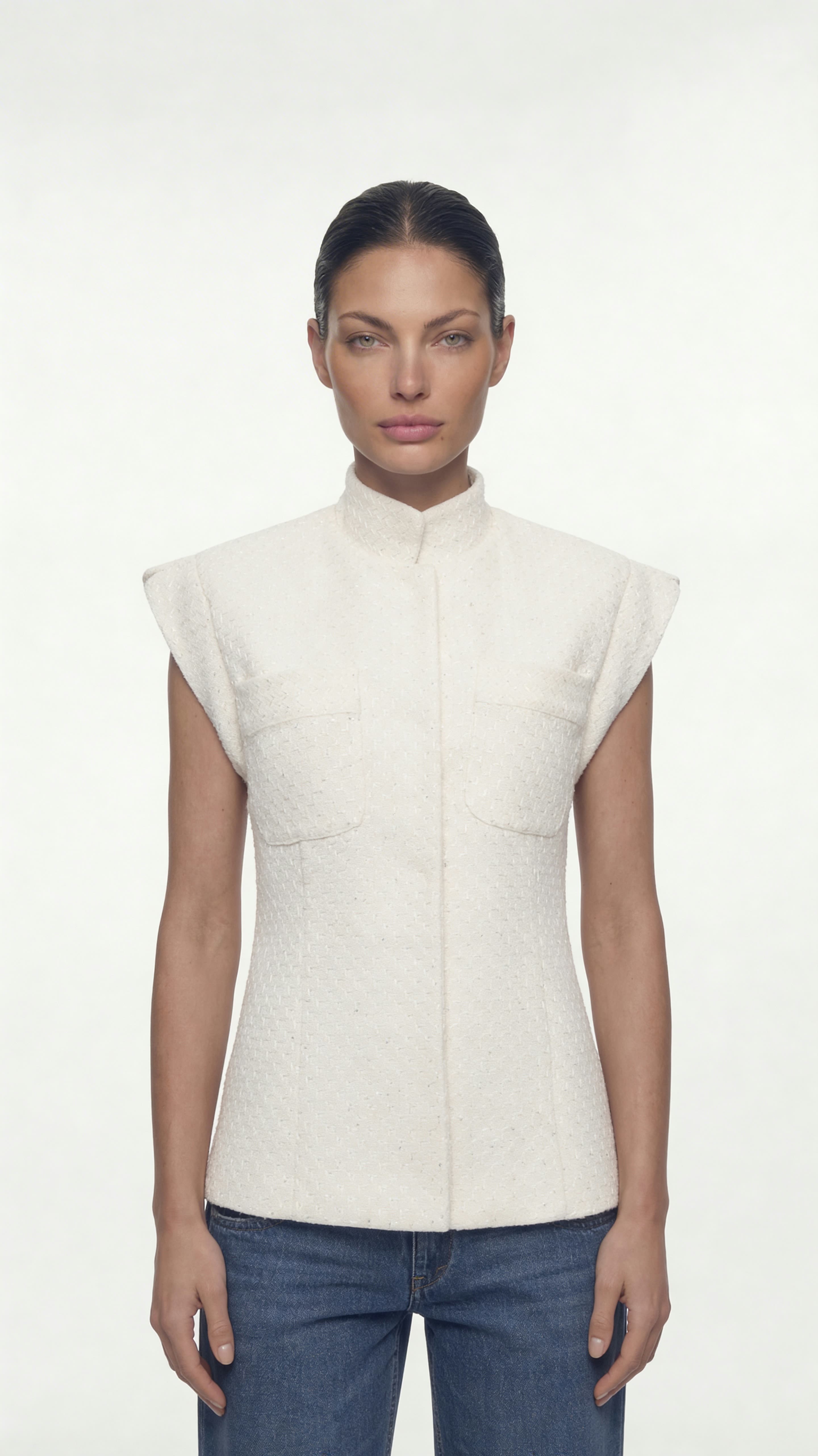 TWEED VEST