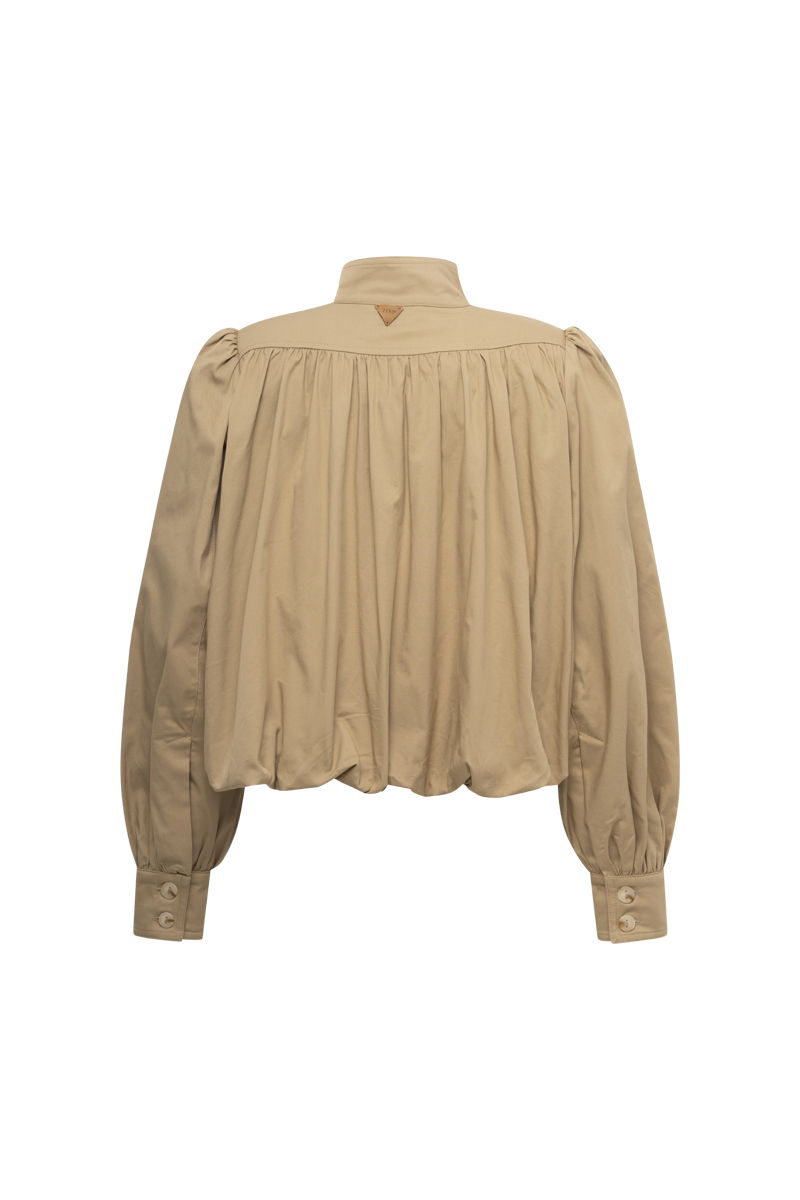 lawgy balloon blouse★ベージュ Balloon Sleeve Volume Blouse Beige | NA-KD