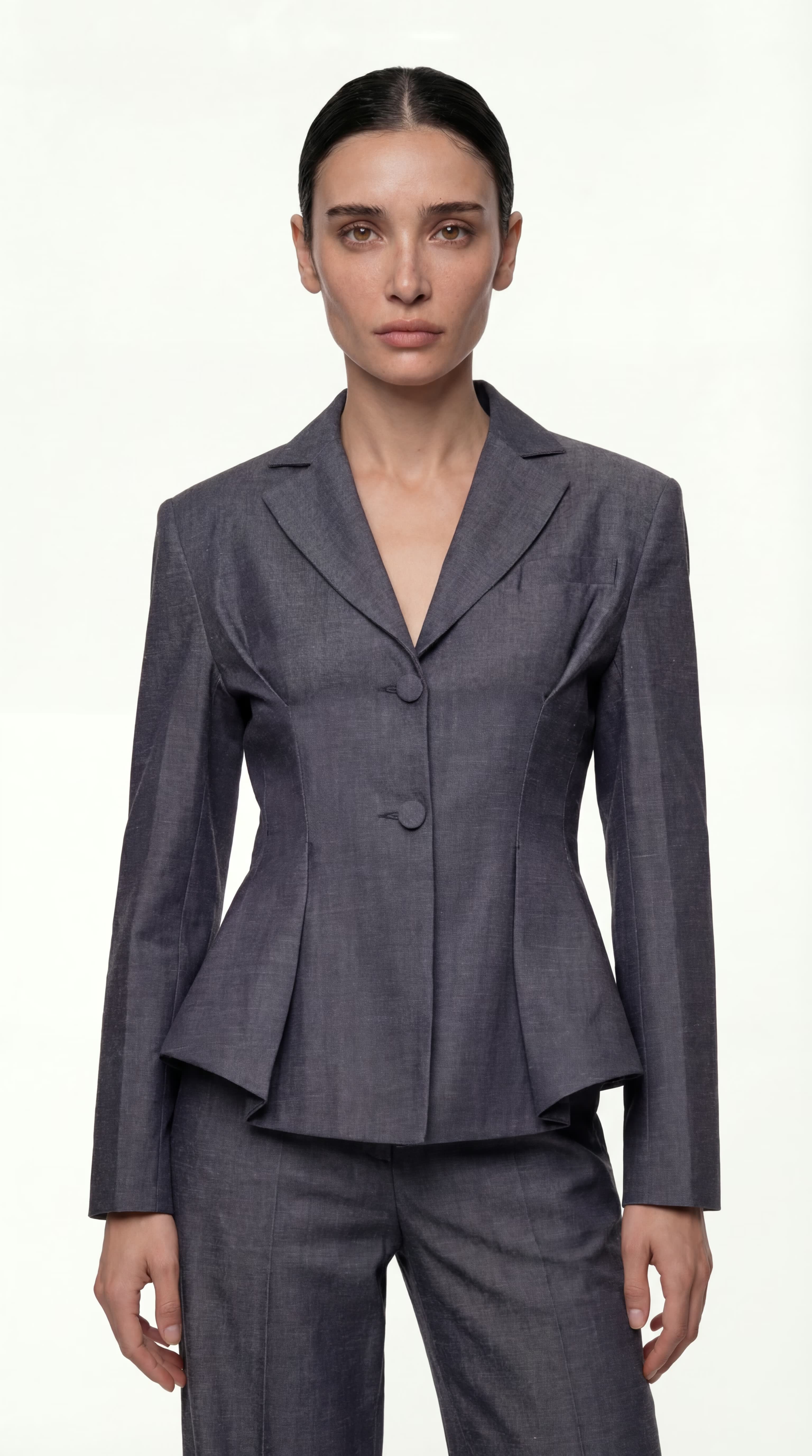 SLIM-FIT DENIM BLAZER