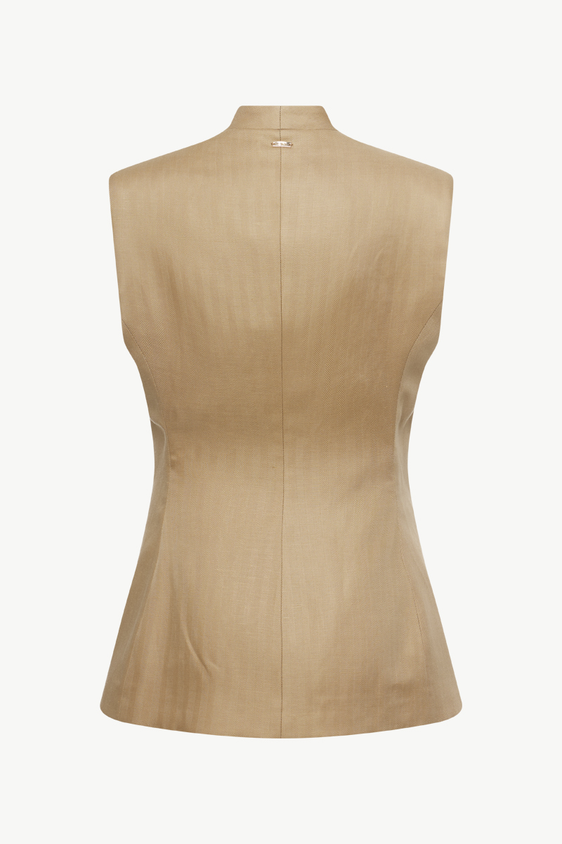 SLEEVELESS BLAZER
