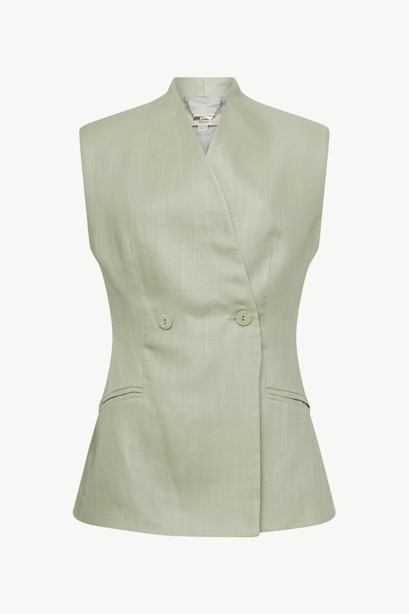SLEEVELESS BLAZER