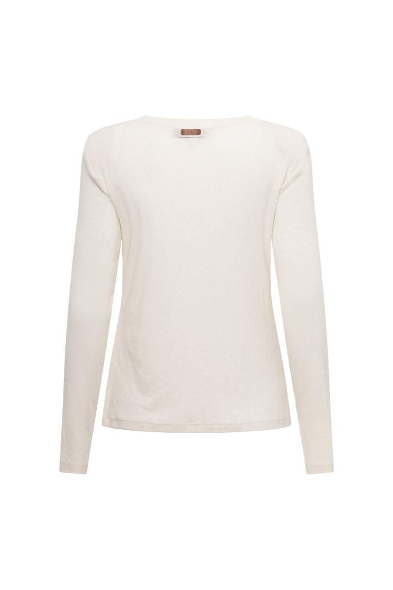 BLOUSE WITH V-NECK