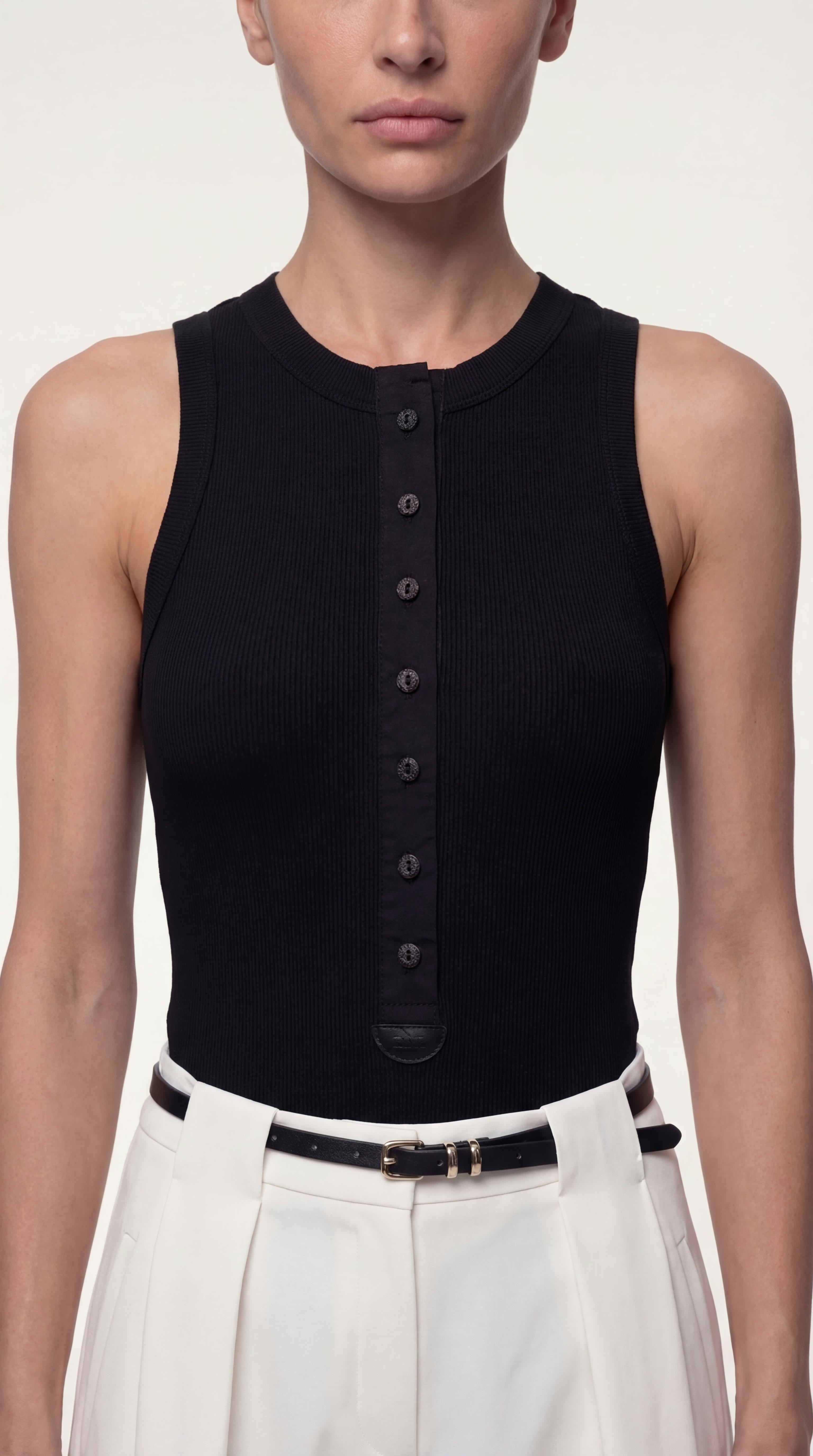 SLEEVELESS BODYSUIT