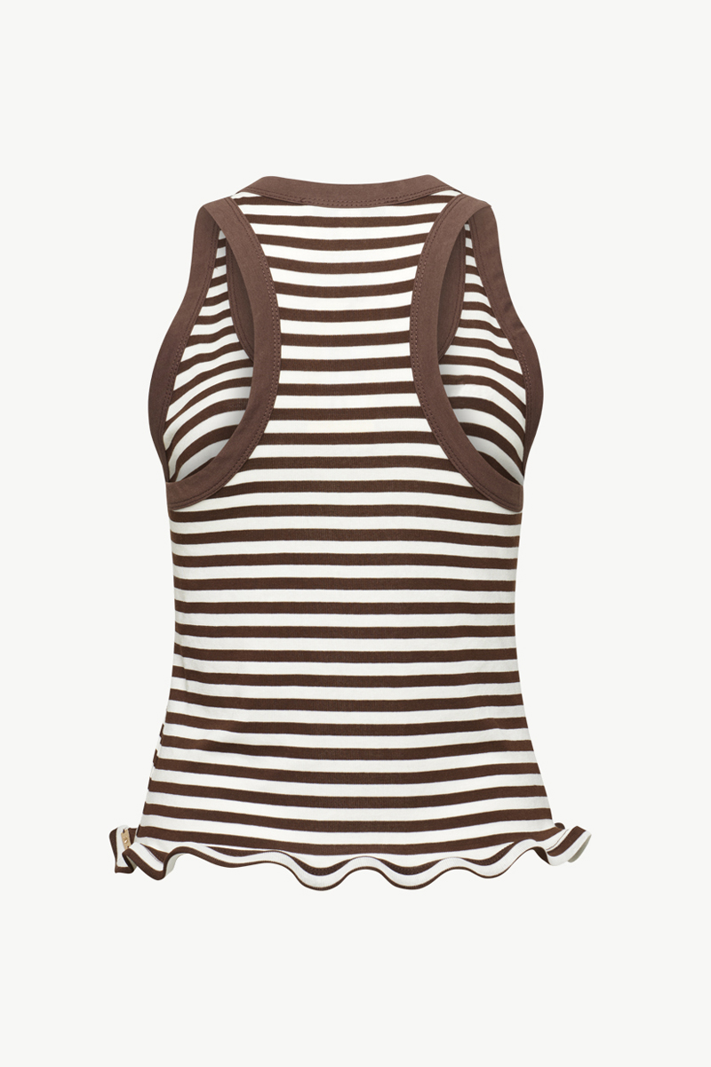 TANK TOP WITH RUFFLE TANK TOP WITH RUFFLE
