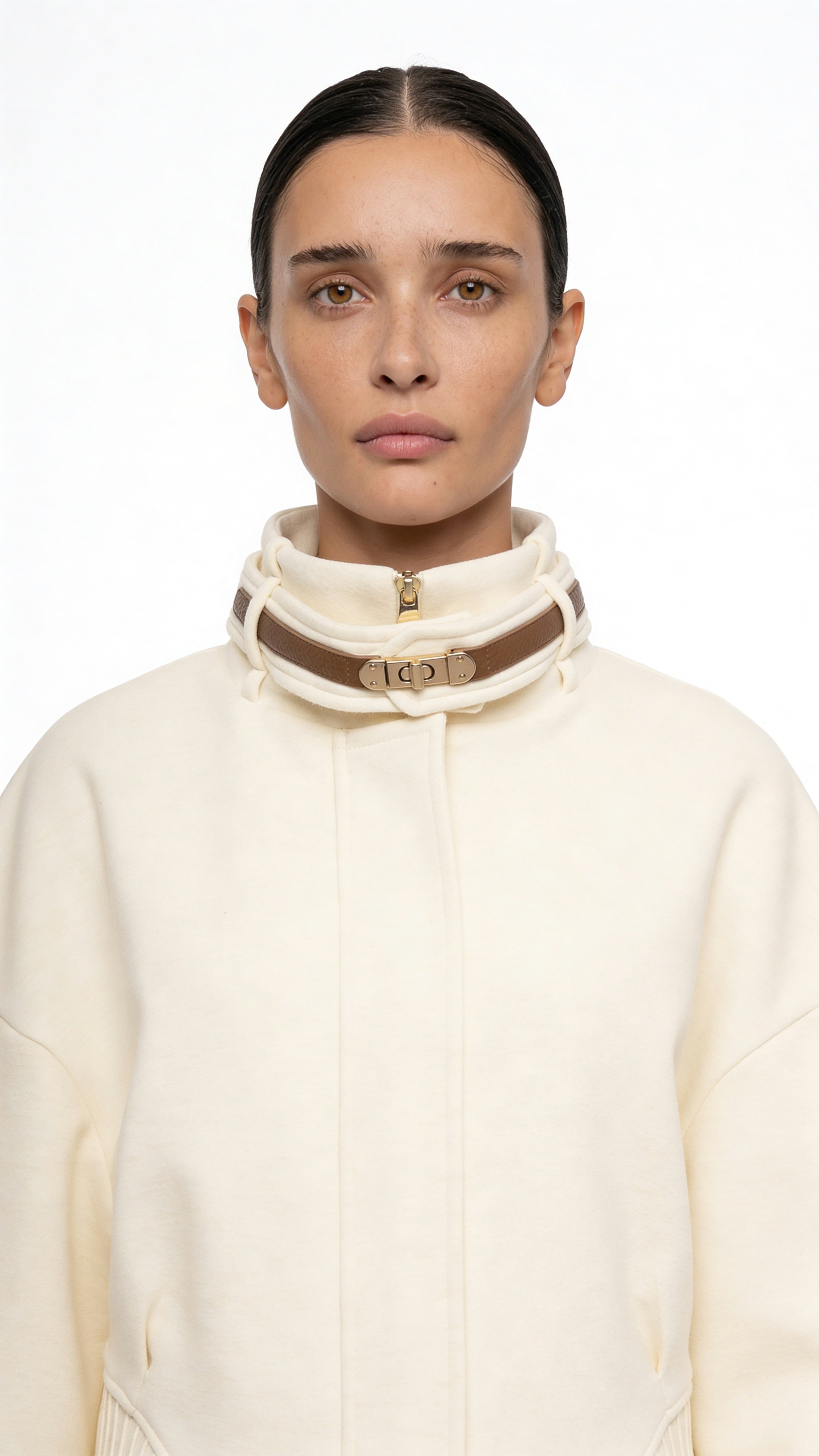 JACKET WITH NECK DETAIL JACKET WITH NECK DETAIL