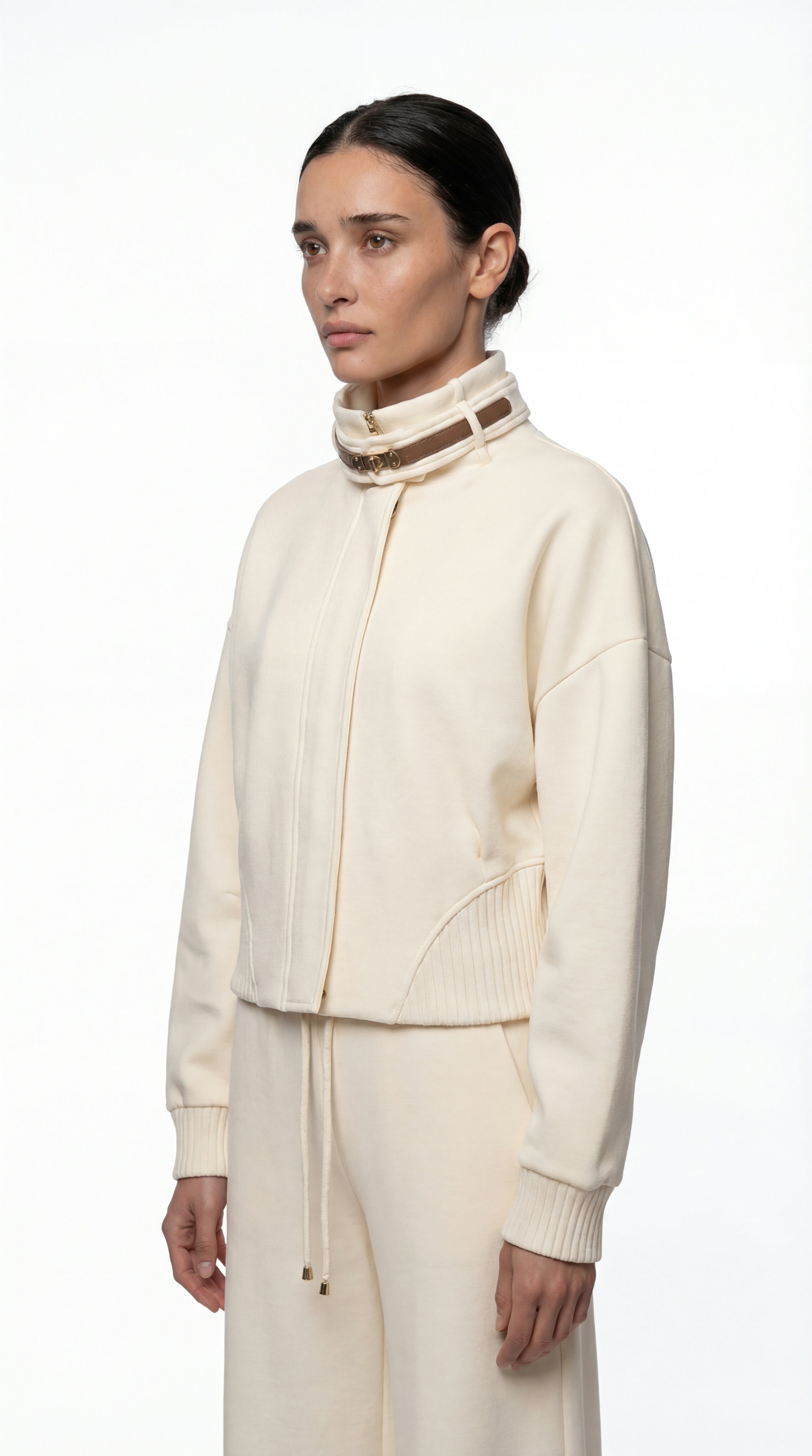 JACKET WITH NECK DETAIL JACKET WITH NECK DETAIL