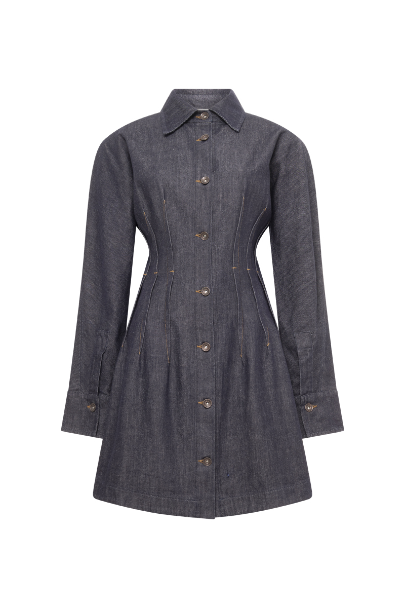 MINI DENIM DRESS