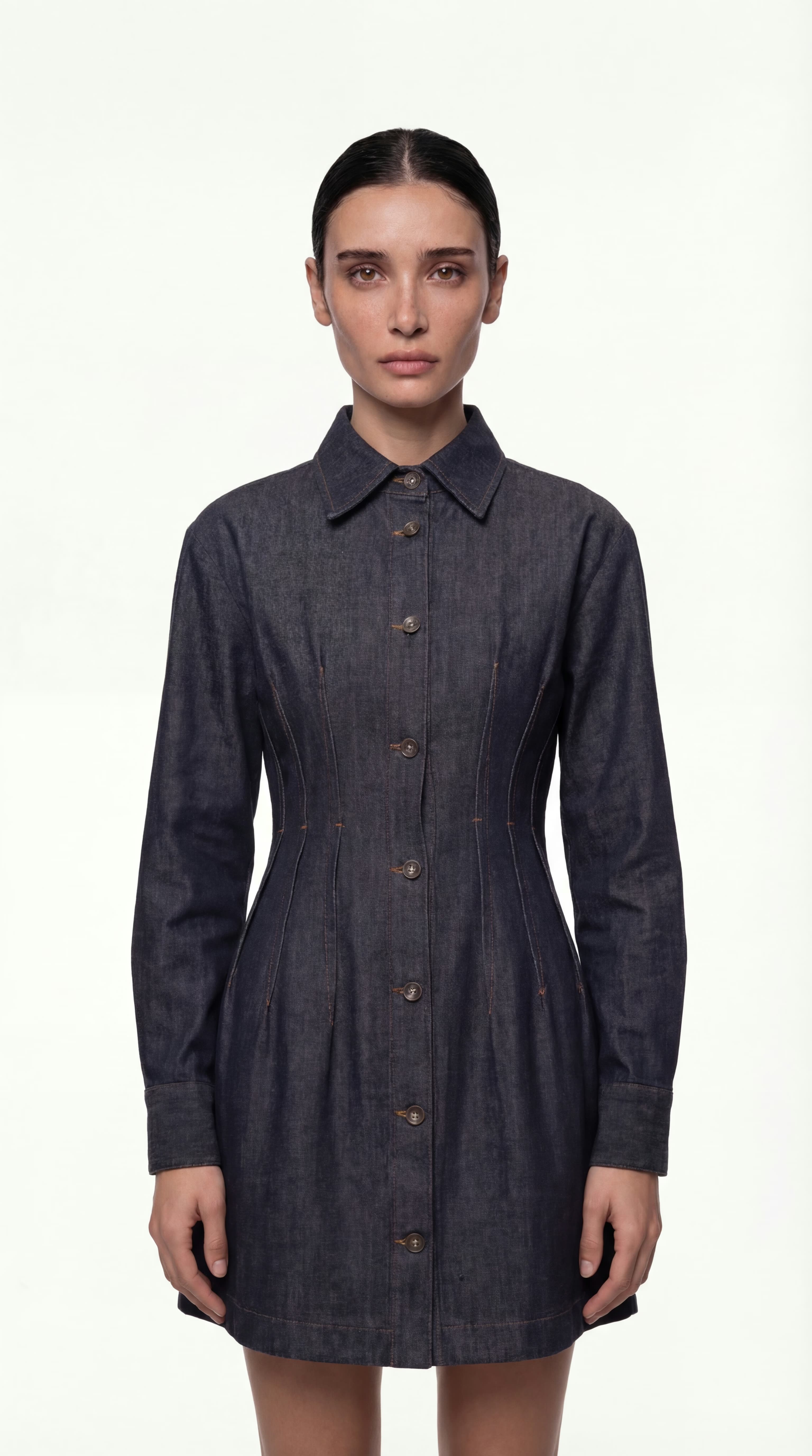MINI DENIM DRESS