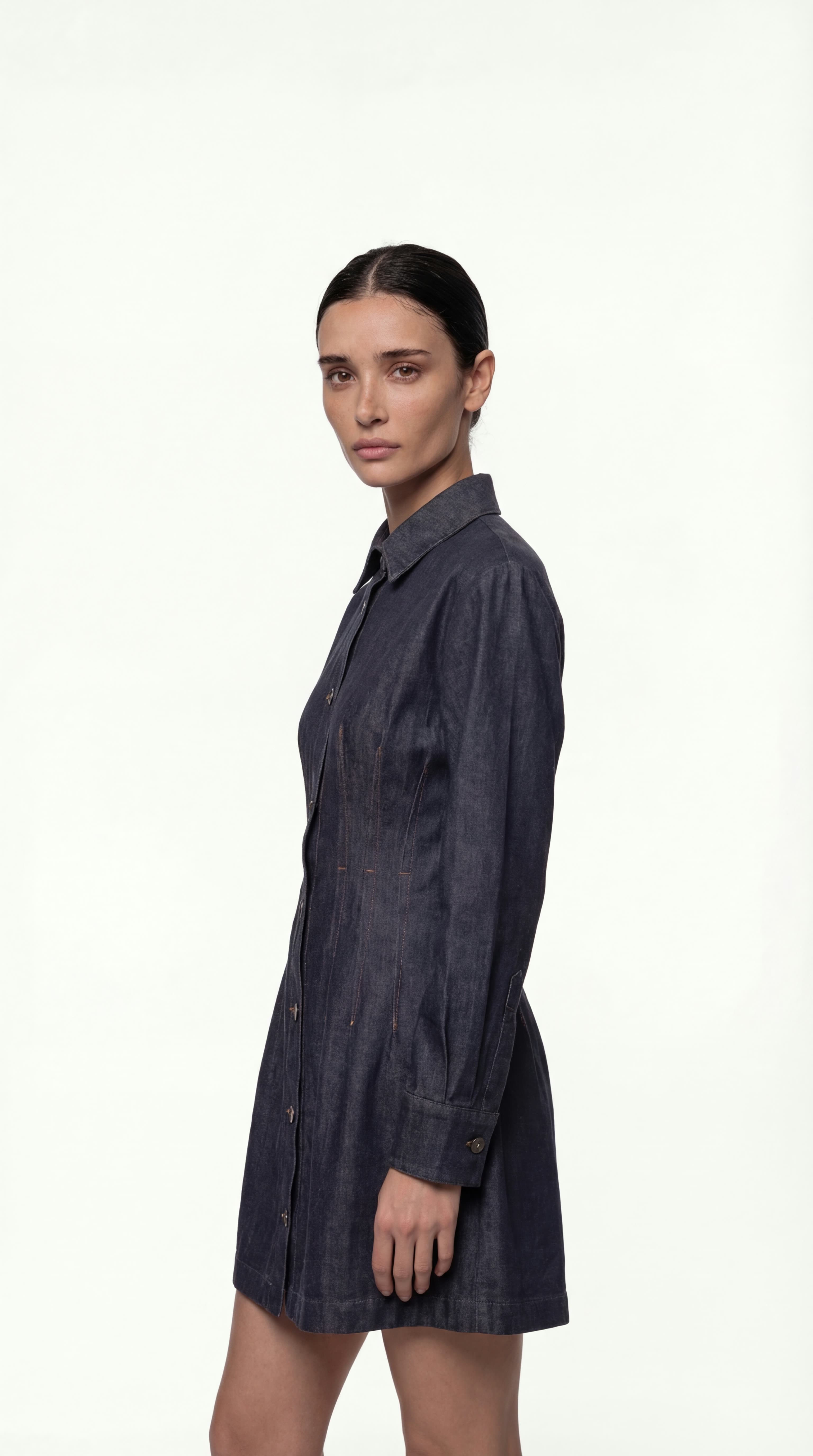 MINI DENIM DRESS