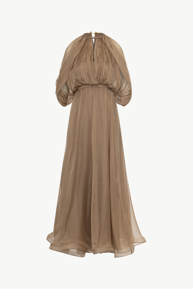 SILK MAXI DRESS