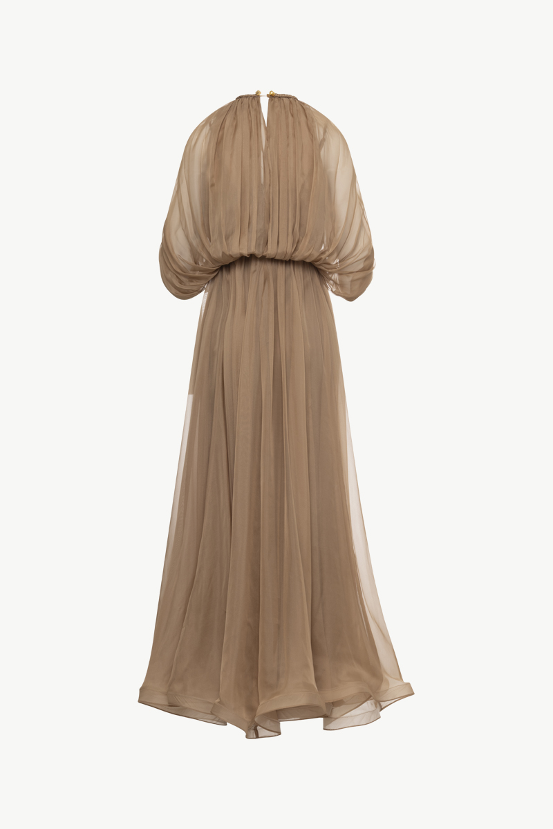 SILK MAXI DRESS