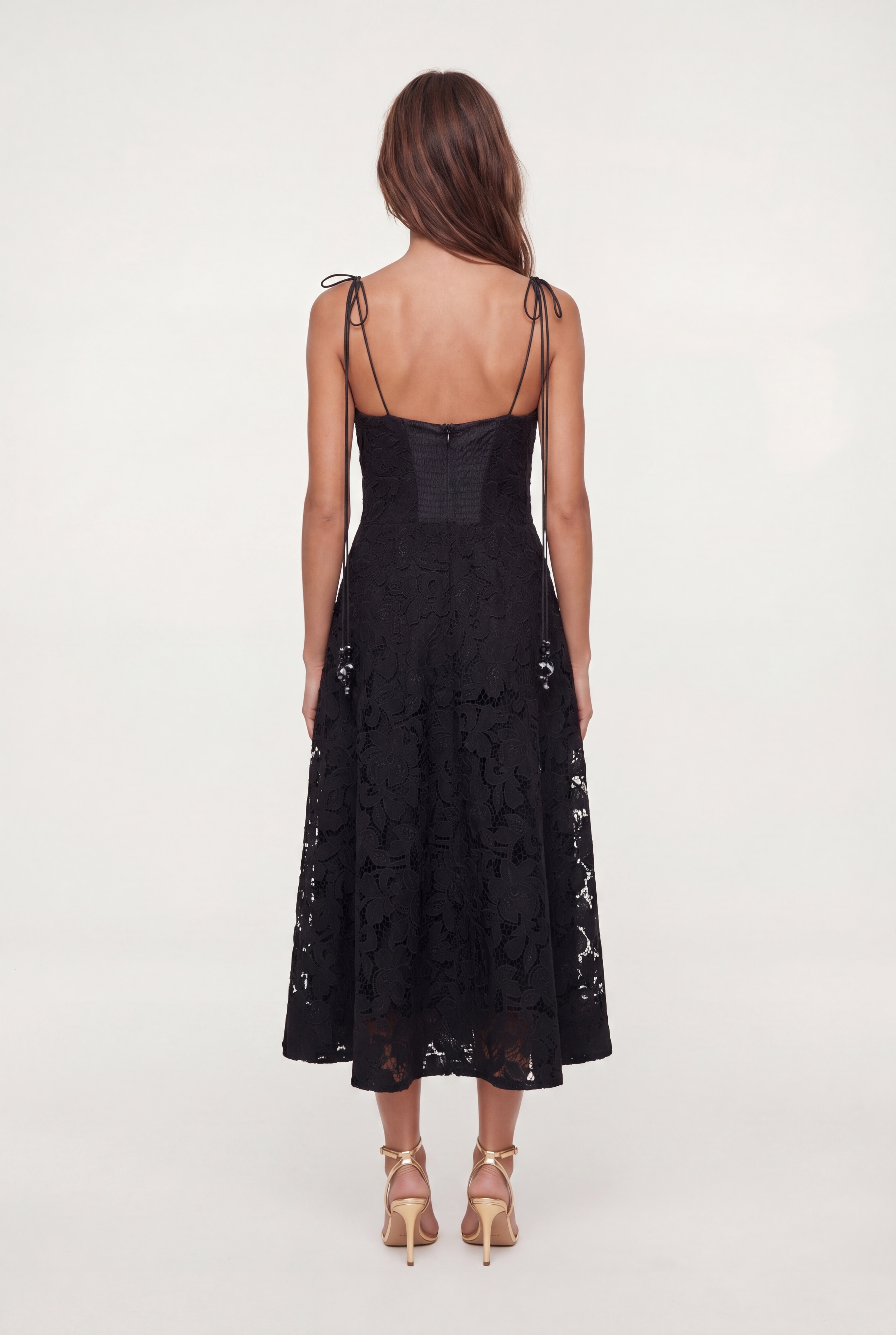 MIDI LACE DRESS