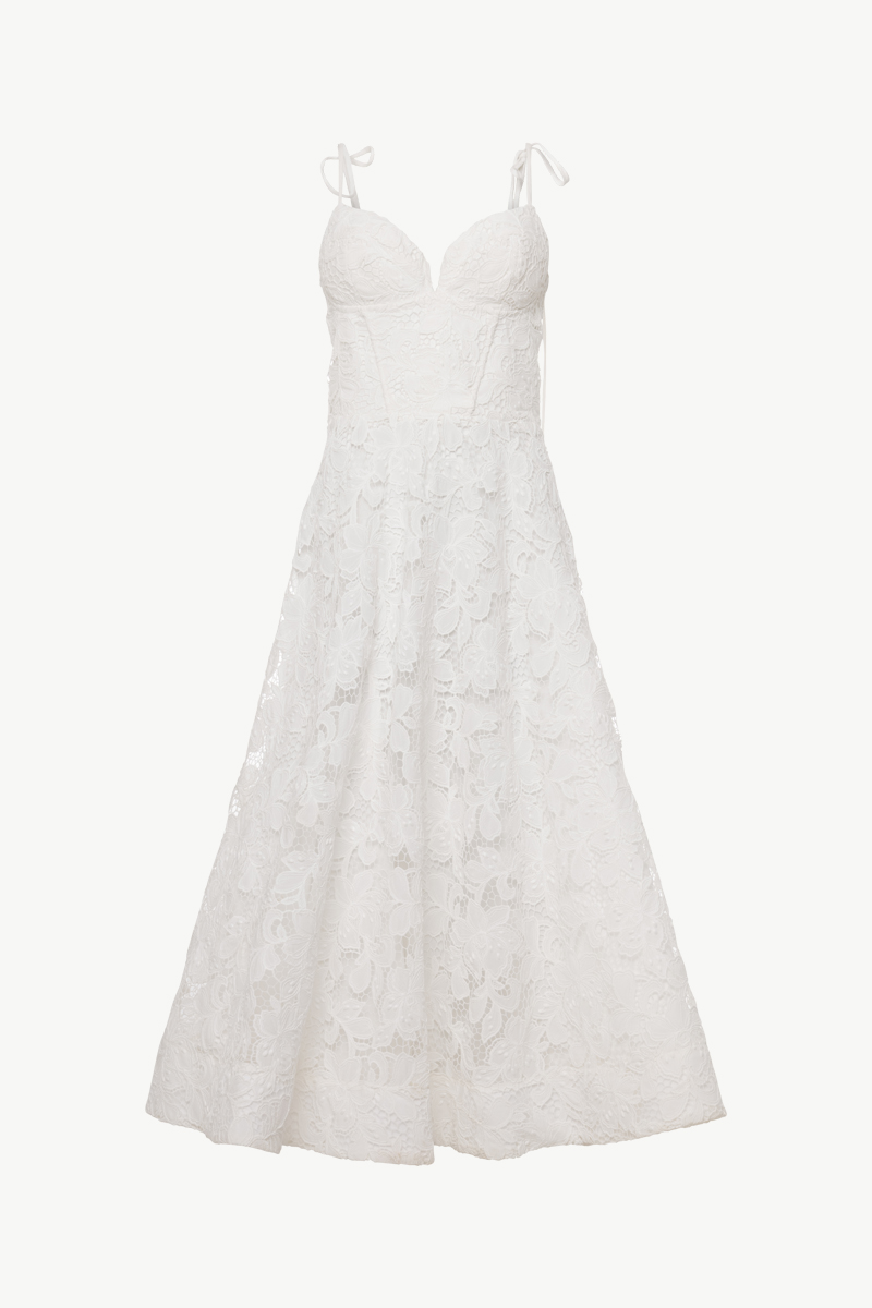 MIDI LACE DRESS