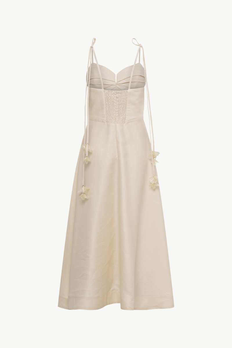 MIDI DRESS WITH STRAPS