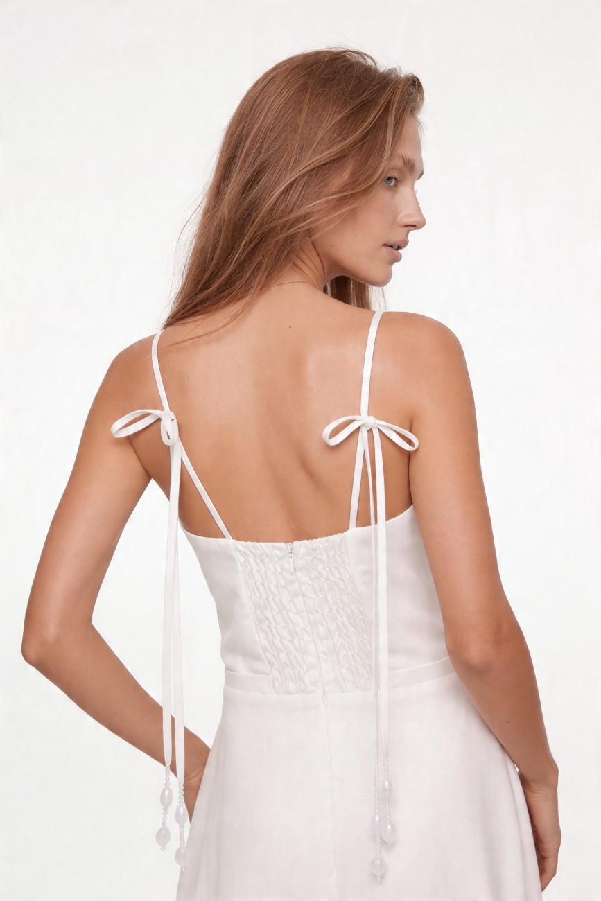 MIDI DRESS WITH STRAPS